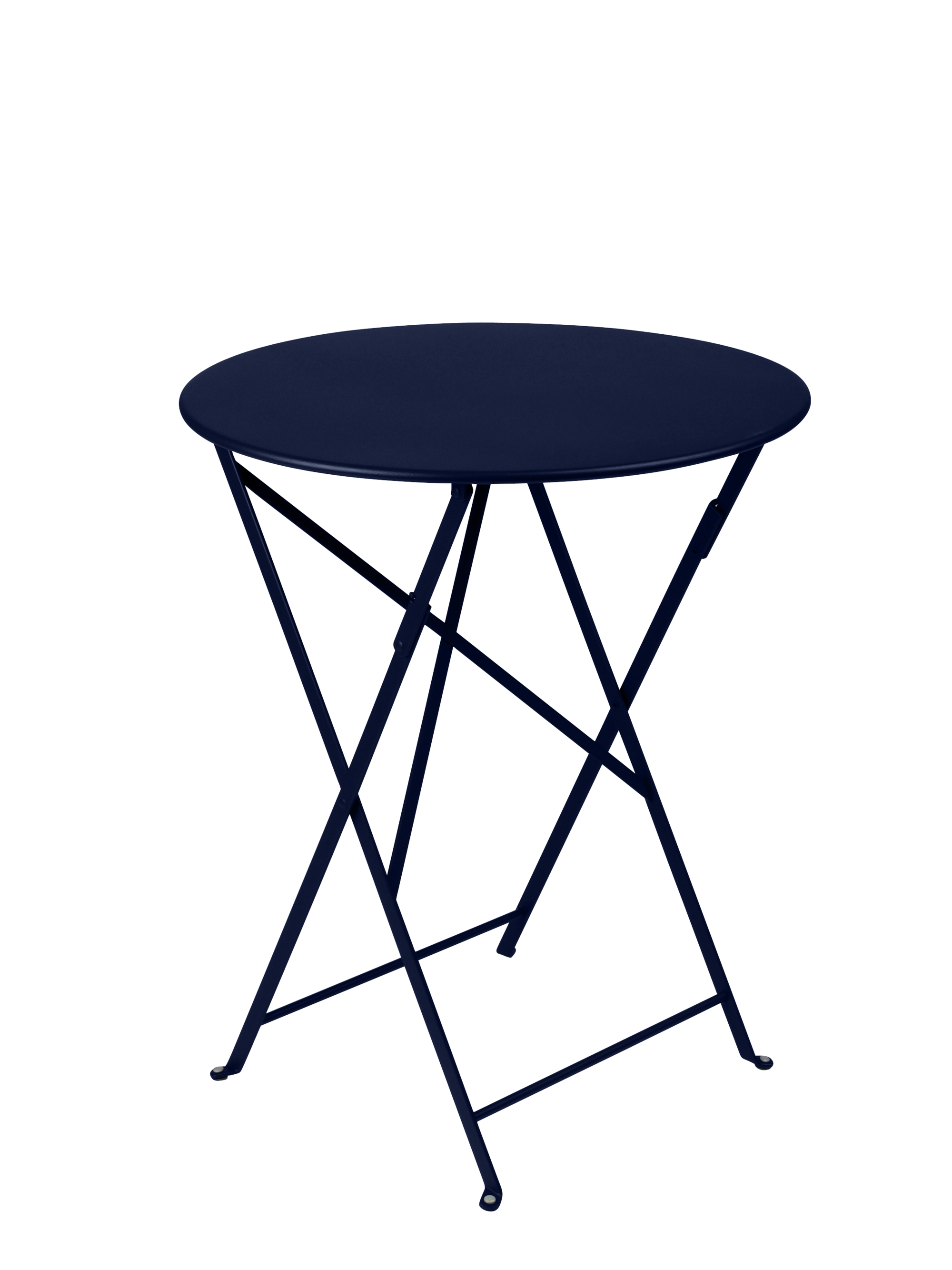Table Ronde Pliante Ø60 cm Bistro en Acier