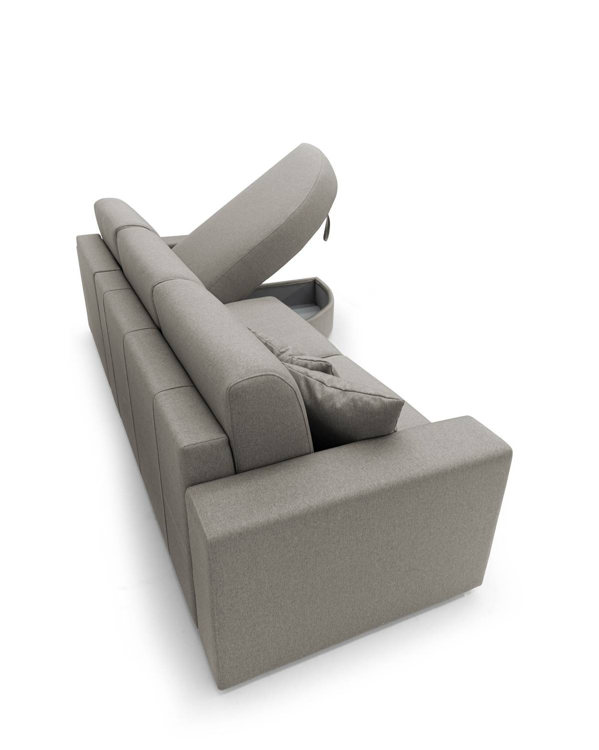 Canapé d'angle convertible tissu déhoussable Aubin Canapé d'angle convertible tissu déhoussable Aubin