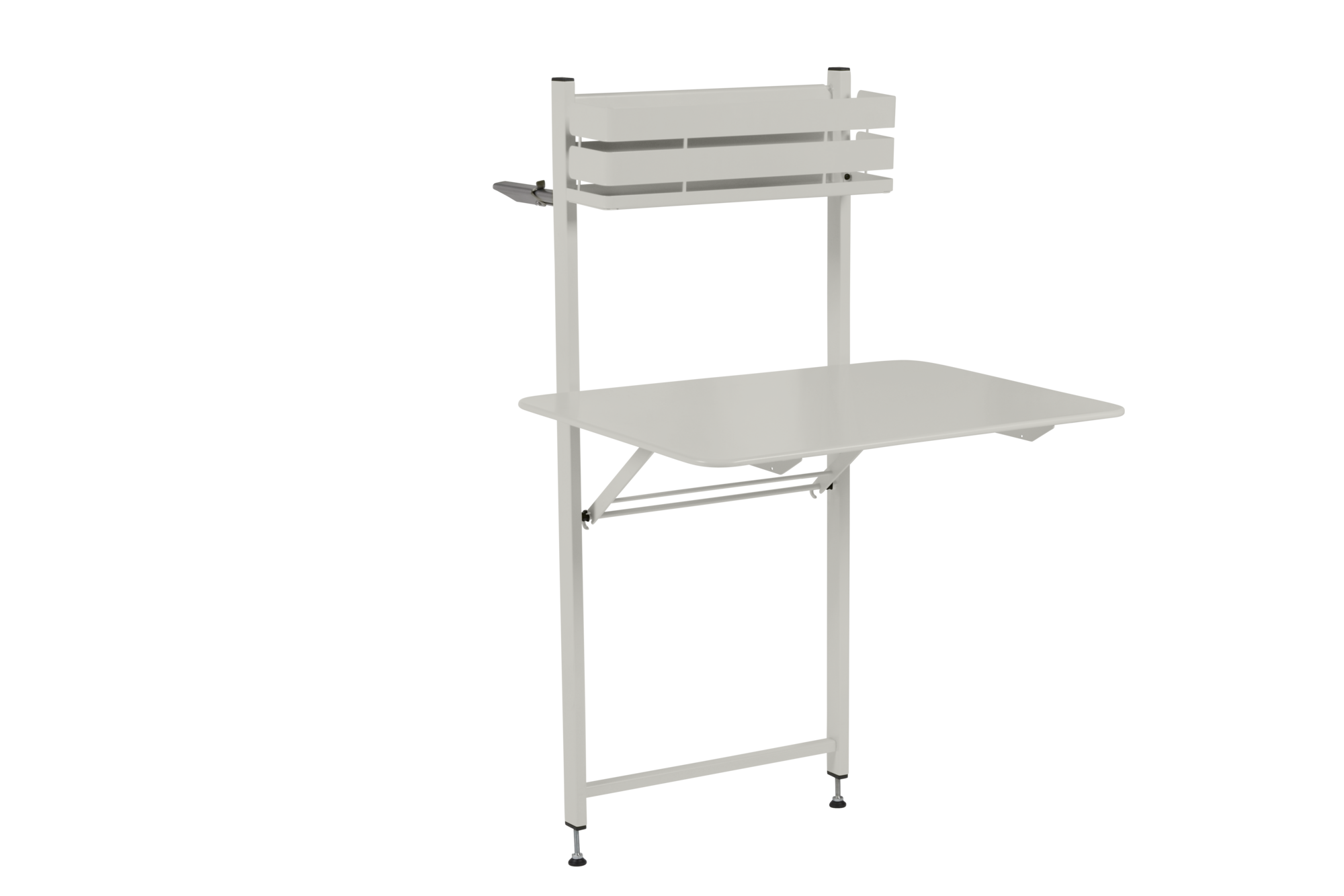 Table Balcon Rectangulaire Rabattable 57 x 77 cm Bistro en Acier