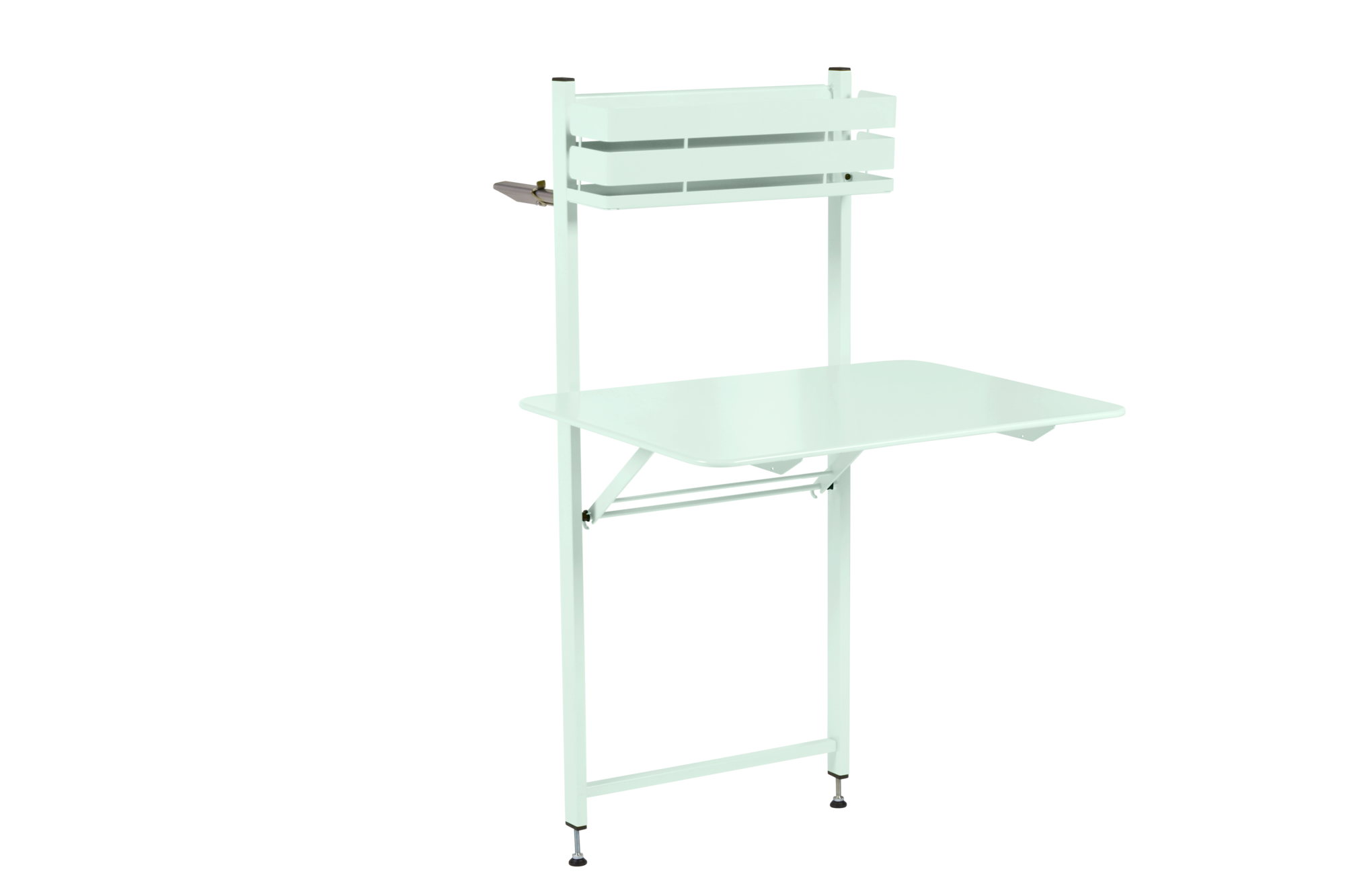 Table Balcon Rectangulaire Rabattable 57 x 77 cm Bistro en Acier