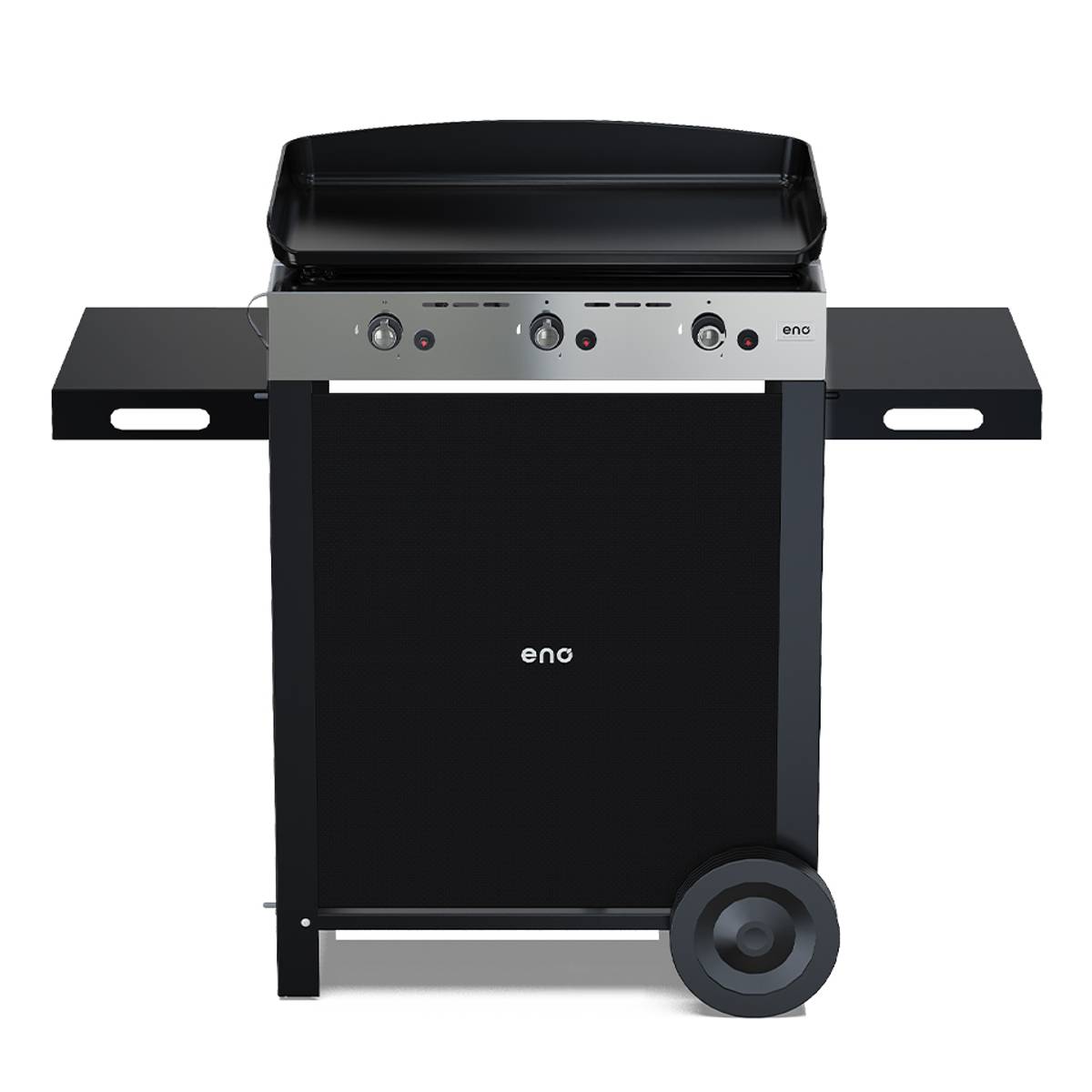 Ensemble Plancha et Chariot Initial Gaz 65 en Acier Noir et Inox Ensemble Plancha et Chariot Initial Gaz 65 en Acier Noir et Inox