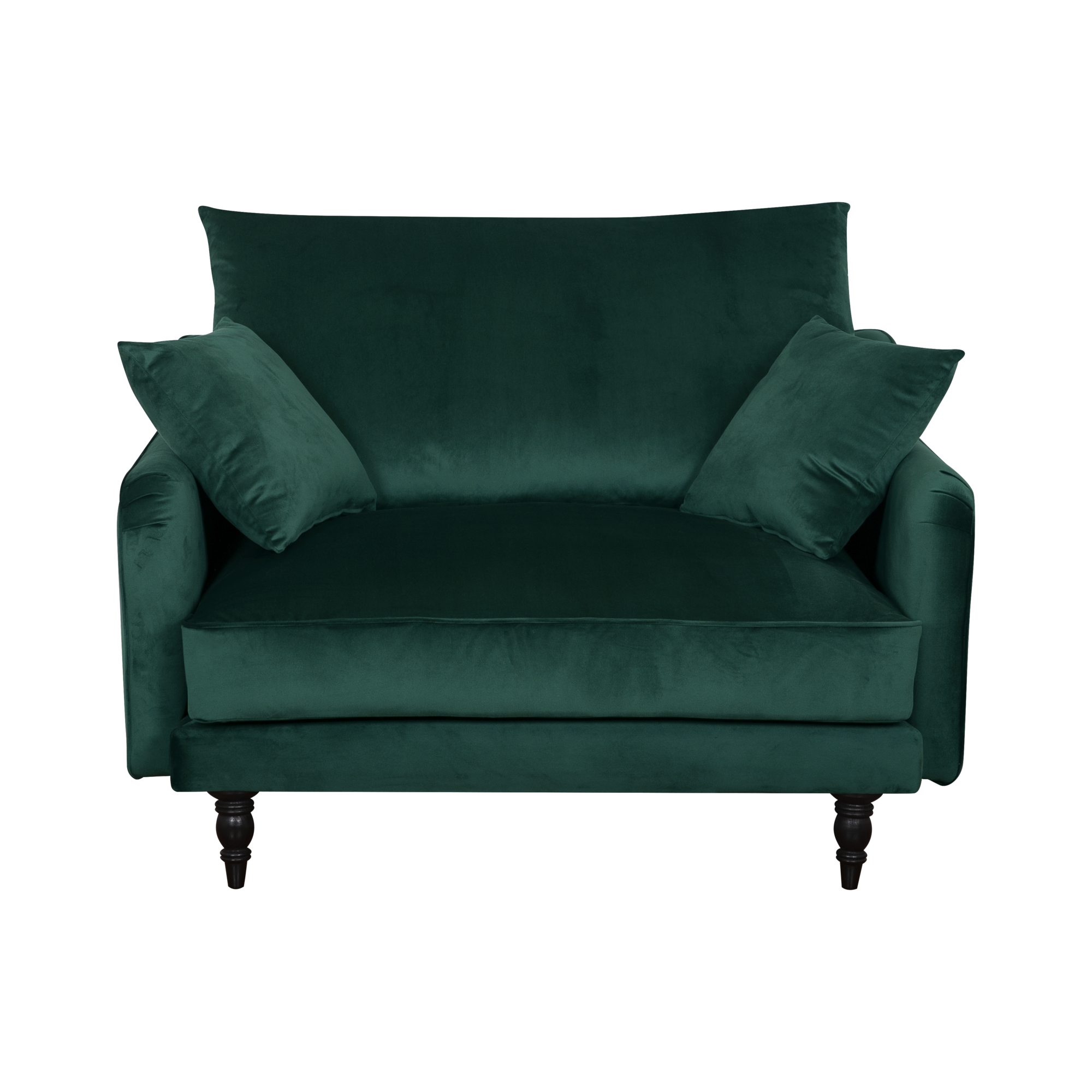 Fauteuil XXL velours Olie