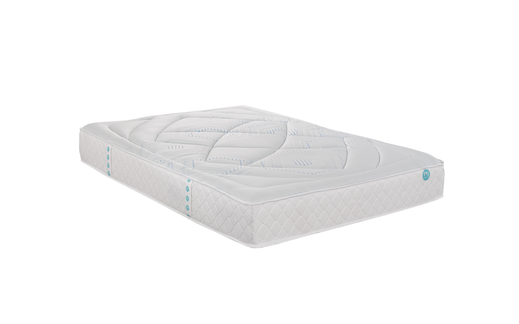 Avec le matelas Kylia 2 MERINOS 100% latex, dont 20% d'origine naturelle vous profiterez d'un soutien ferme, et d'un accueil plus moelleux grâce à ses garnissages nobles. Grâce à 5 zones de soutien différenciées (au niveau des épaules et du bassin), il permettra de soulager vos différents points de pression afin d'avoir un sommeil réparateur. Son traitement antibactérien et anti-acariens lui apportera une excellente hygiène de couchage. Avec ses deux faces de couchages, il vous permettra de profiter d'un couchage aéré toute l'année en vous adaptant à la température extérieure.