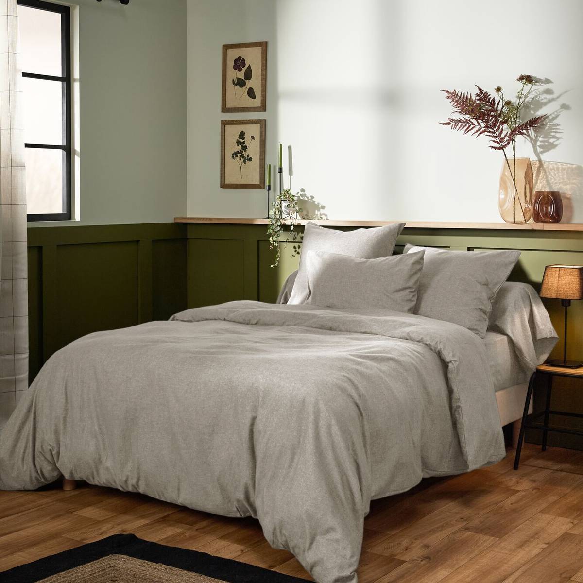 Housse de couette coton flanelle Livia Housse de couette coton flanelle Livia