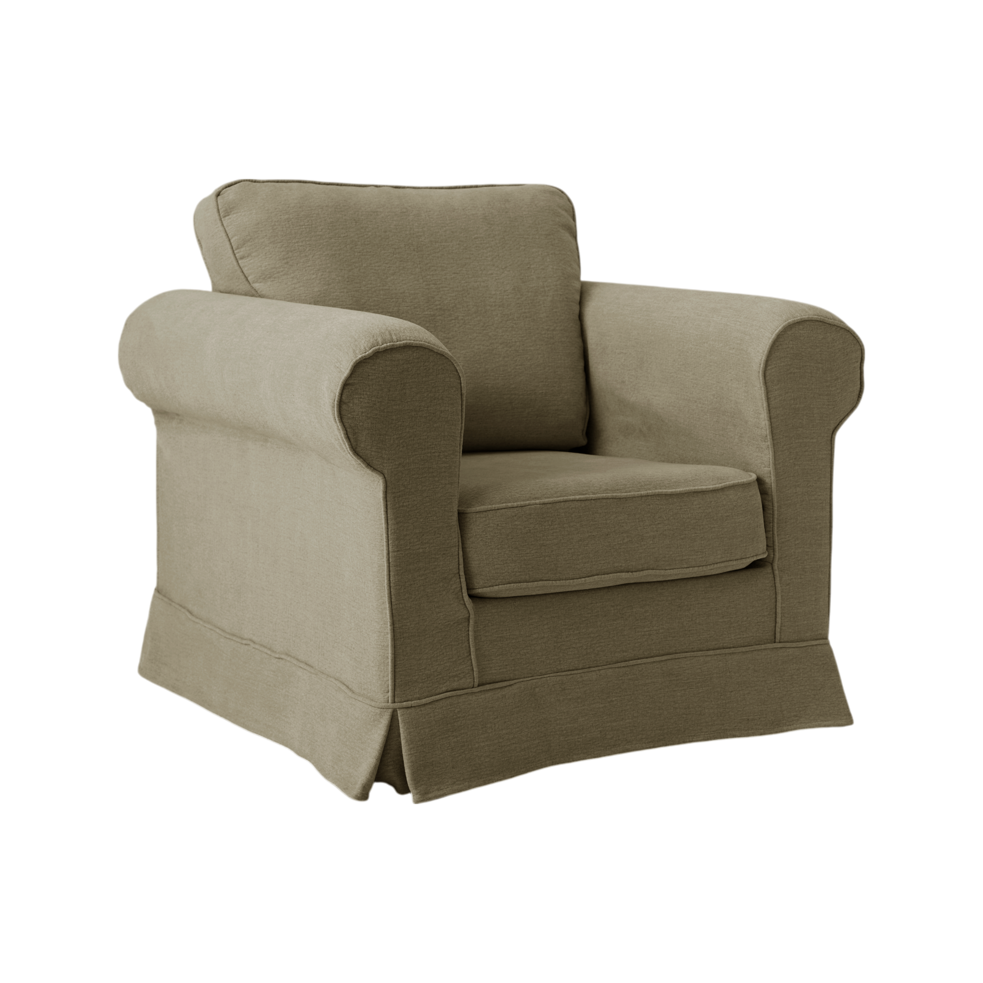 Fauteuil tissu déhoussable Naxos