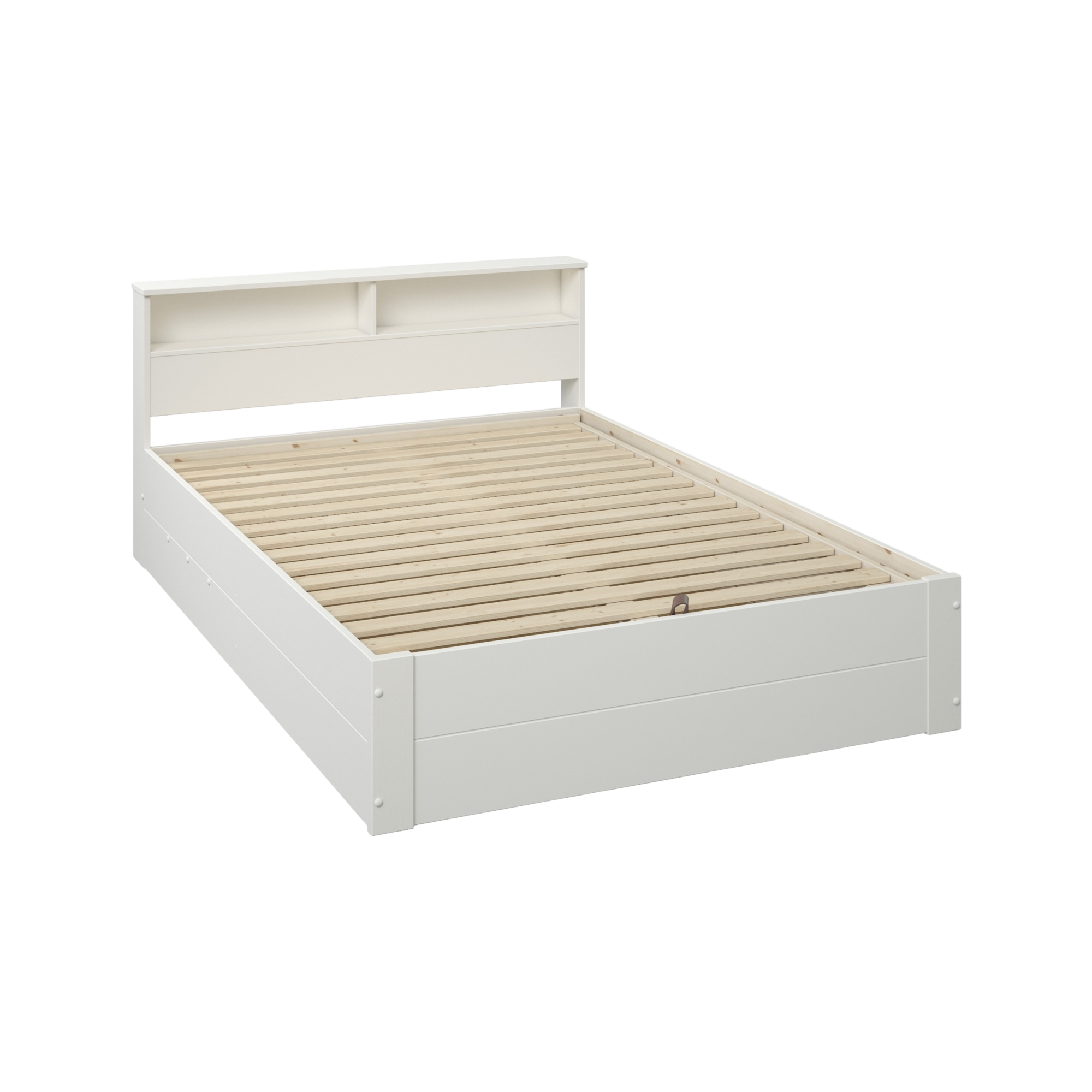 Apportez une touche de sophistication à votre chambre avec le lit coffre Thibault, conçu pour offrir à la fois confort et praticité. Fabriqué en bois massif et revêtu d'un coloris blanc élégant, il s'intègre parfaitement dans tous les styles de décoration tout en créant une ambiance apaisante et moderne.L'ouverture au pied du lit Thibault permet de révéler un vaste espace de rangement, idéal pour organiser vos affaires du quotidien, du linge de lit aux vêtements, en passant par vos objets personnels. Son mécanisme d'ouverture fluide garantit un accès facile et pratique, tout en optimisant l'espace de votre chambre.Son design épuré et sa finition blanche lumineuse apportent une touche de fraîcheur à votre intérieur, tout en favorisant une atmosphère chaleureuse et accueillante. Le lit coffre Thibault, c'est l'alliance parfaite entre beauté, fonctionnalité et confort.