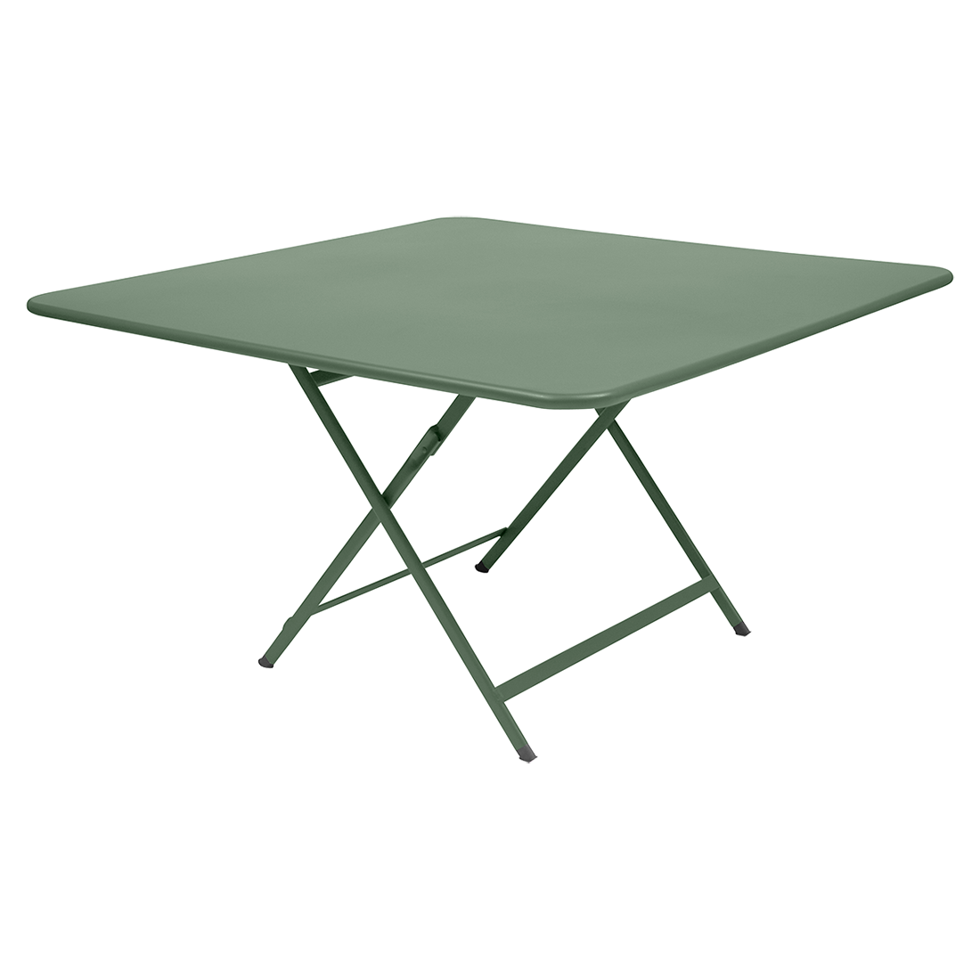 Table Carrée Pliante 128 x 128 cm Caractère en Acier
