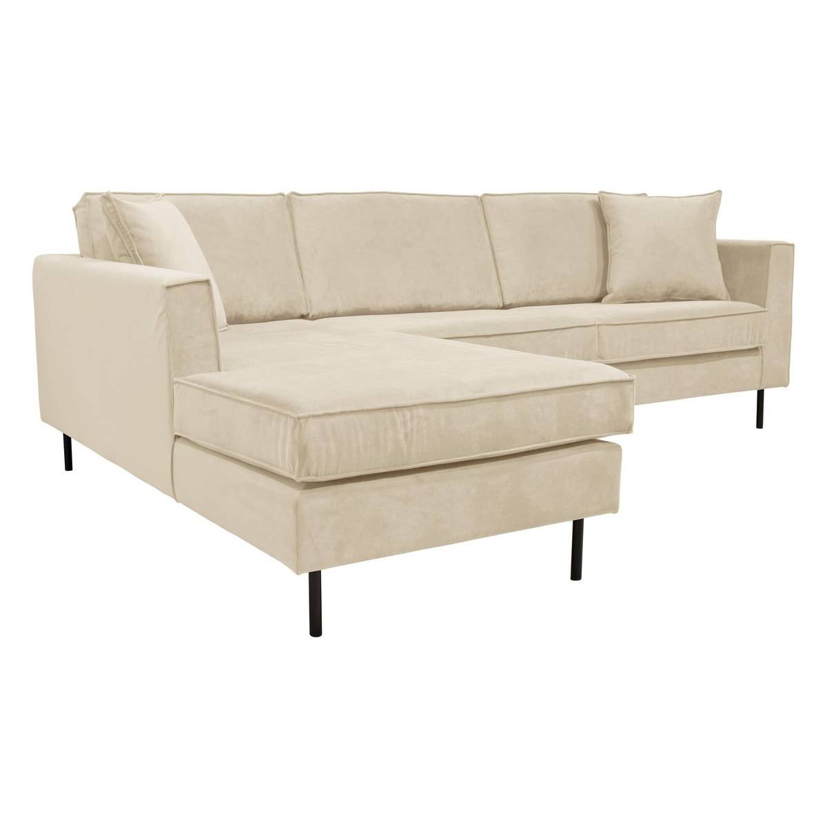 Canapé d'angle velours Pietra Canapé d'angle velours Pietra