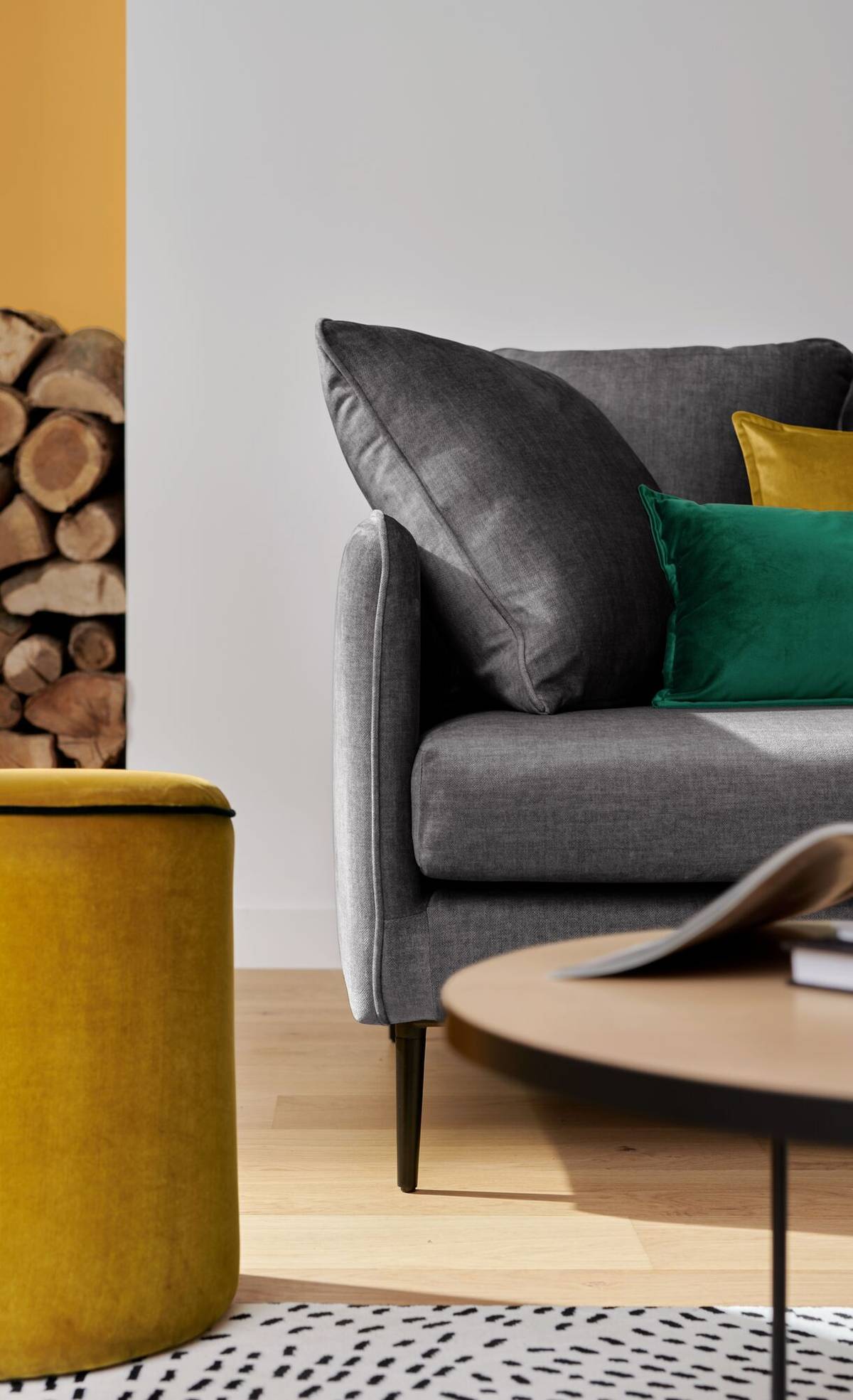 Canapé velours Olympe Canapé velours Olympe