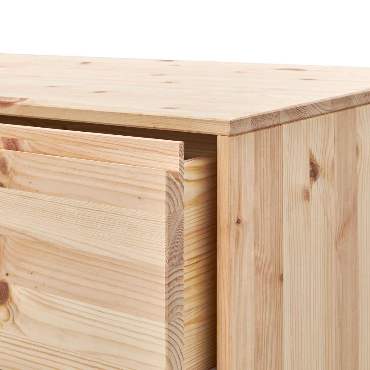 Commode pin massif 3 tiroirs Elie Commode pin massif 3 tiroirs Elie