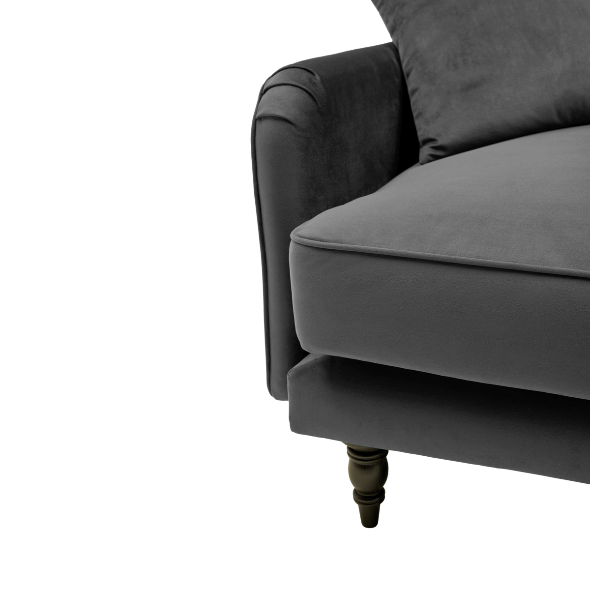 Fauteuil XXL velours Olie Fauteuil XXL velours Olie