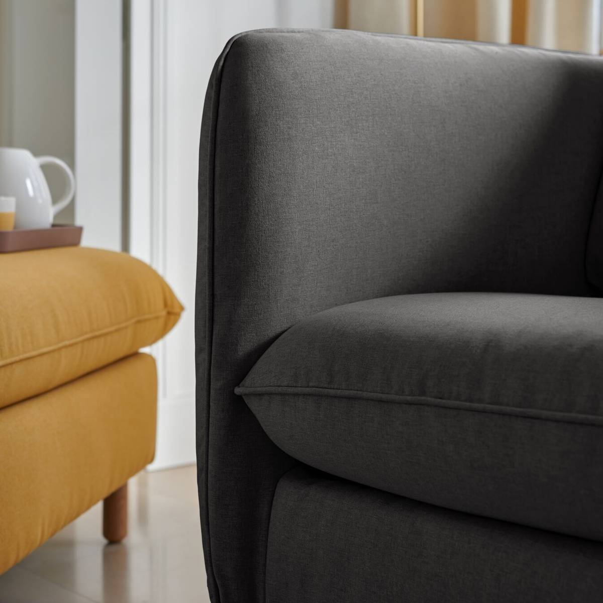 Canapé convertible tissu Portimo Canapé convertible tissu Portimo