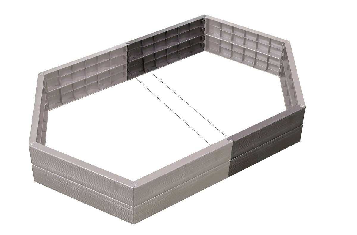 Kit 2 Carrés de Potager avec 2 Sets d'Extension Ergo Kit 2 Carrés de Potager avec 2 Sets d'Extension Ergo