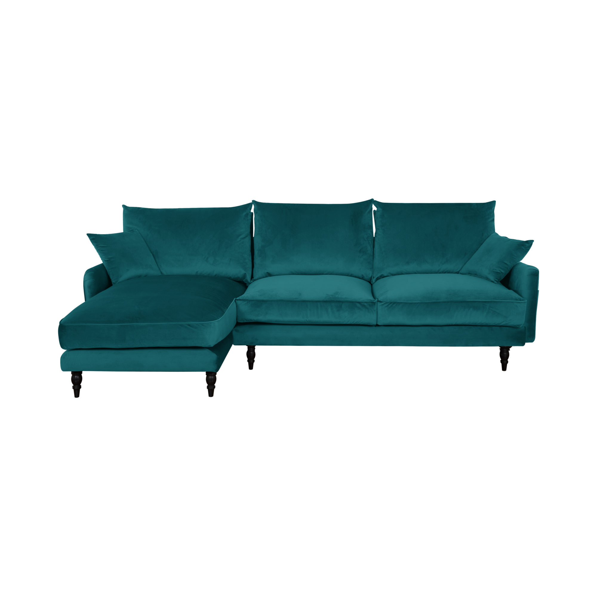 Canapé d'angle velours Olie