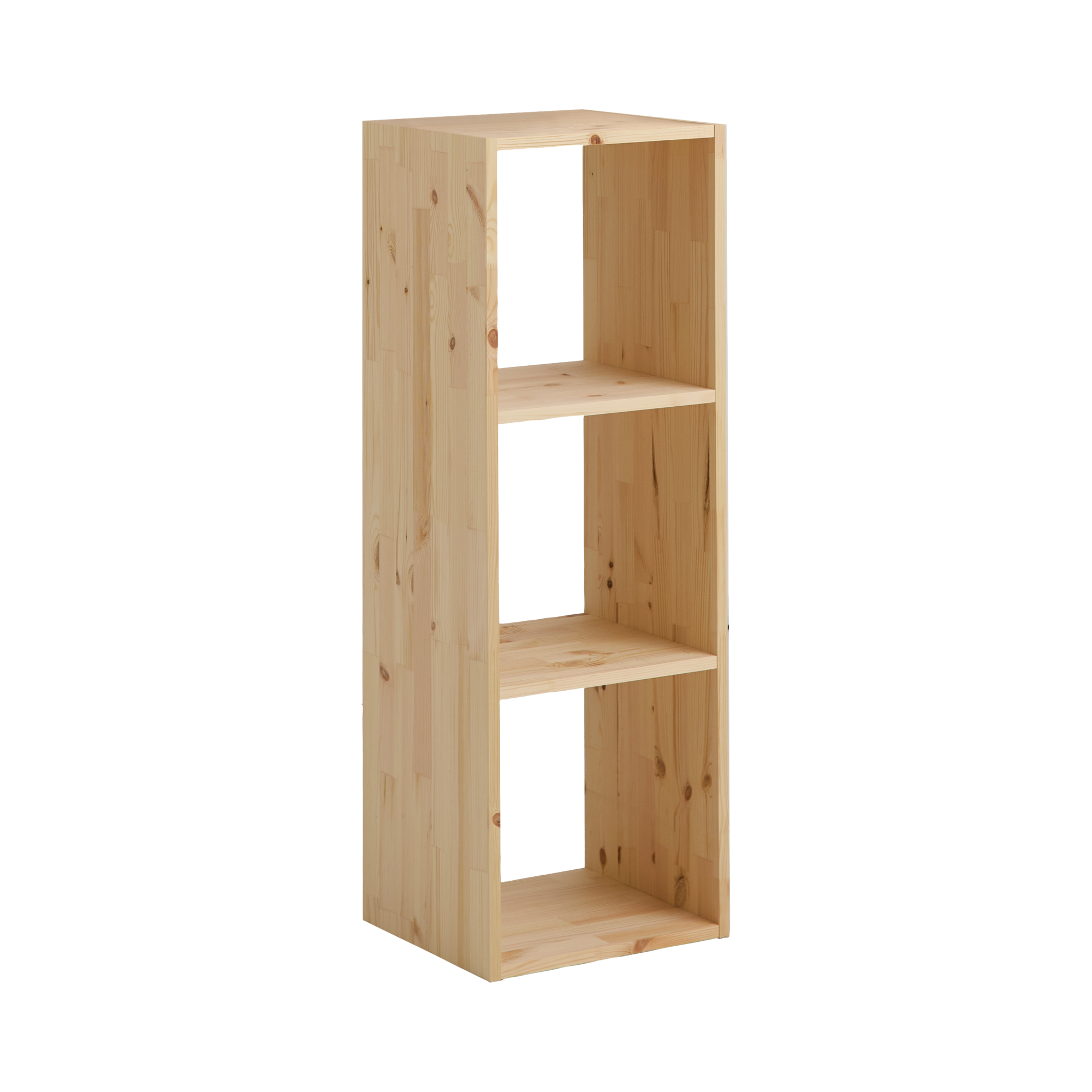 Etagère bois massif 3 cases Elio