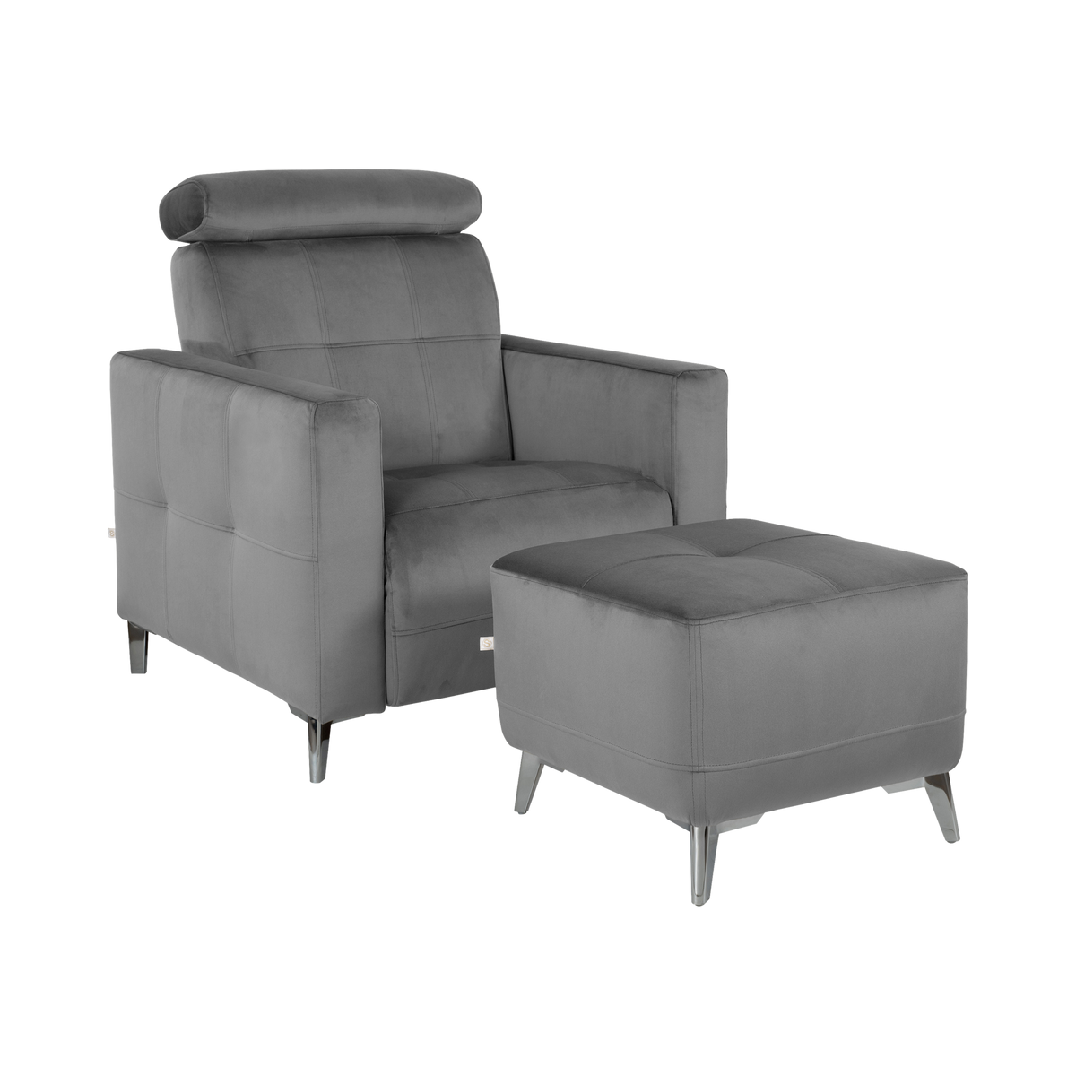 Repose pieds velours Cheverny Repose pieds velours Cheverny