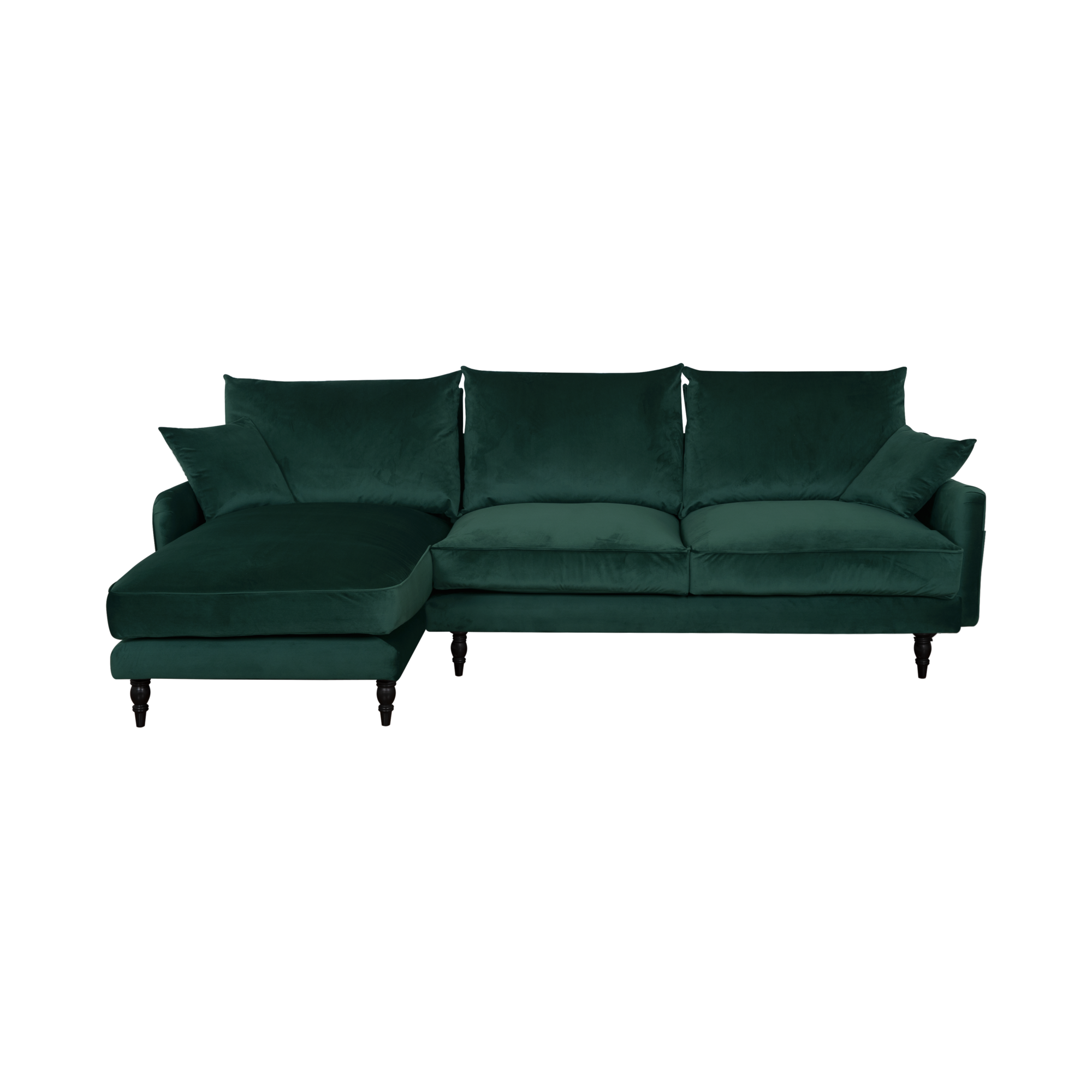 Canapé d'angle velours Olie