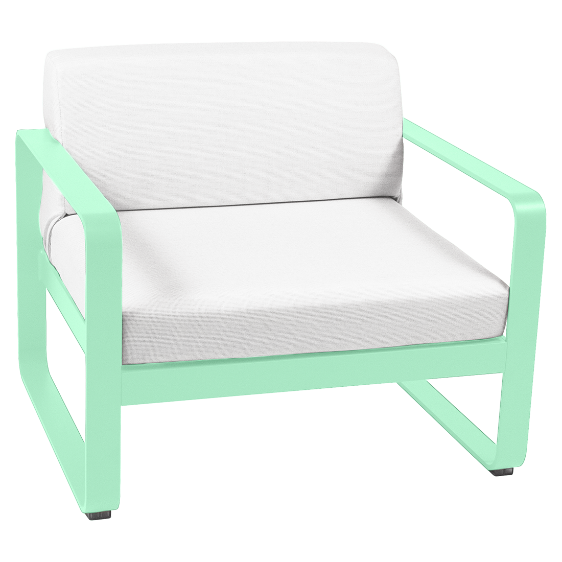 Fauteuil Bellevie Blanc Grisé en Aluminium FERMOB