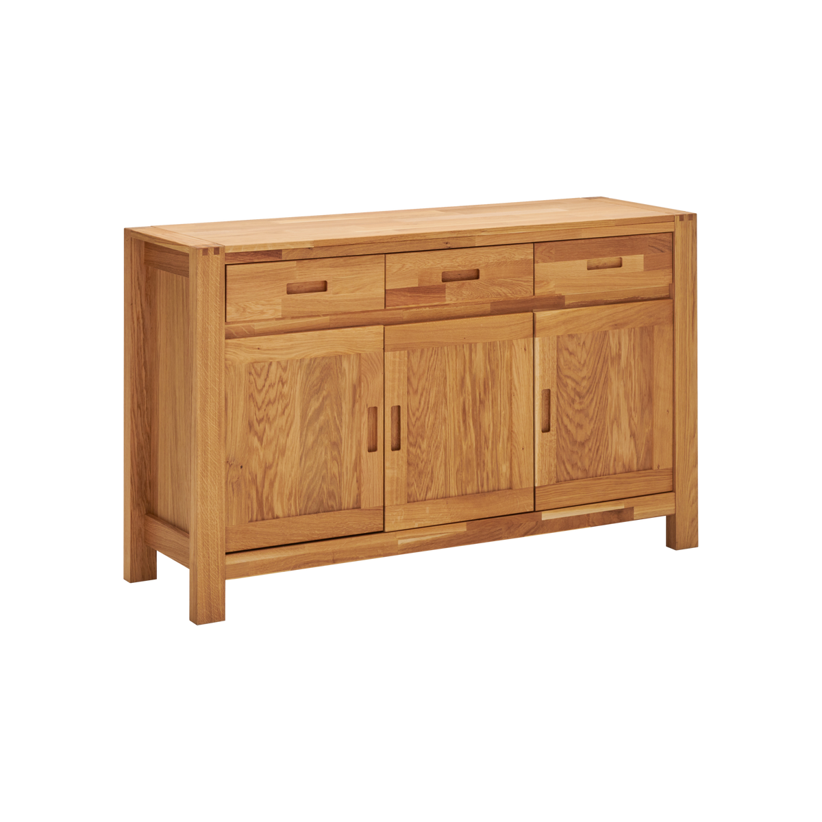 Buffet chêne massif 3 portes 3 tiroirs Luminescence Buffet chêne massif 3 portes 3 tiroirs Luminescence