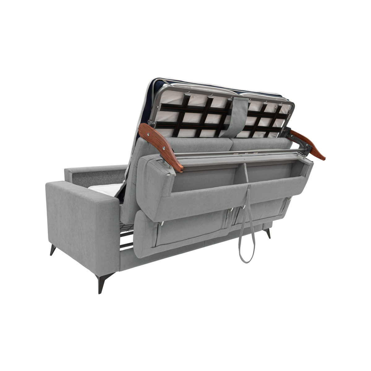 Canapé convertible tissu recyclé déhoussable Alden Canapé convertible tissu recyclé déhoussable Alden