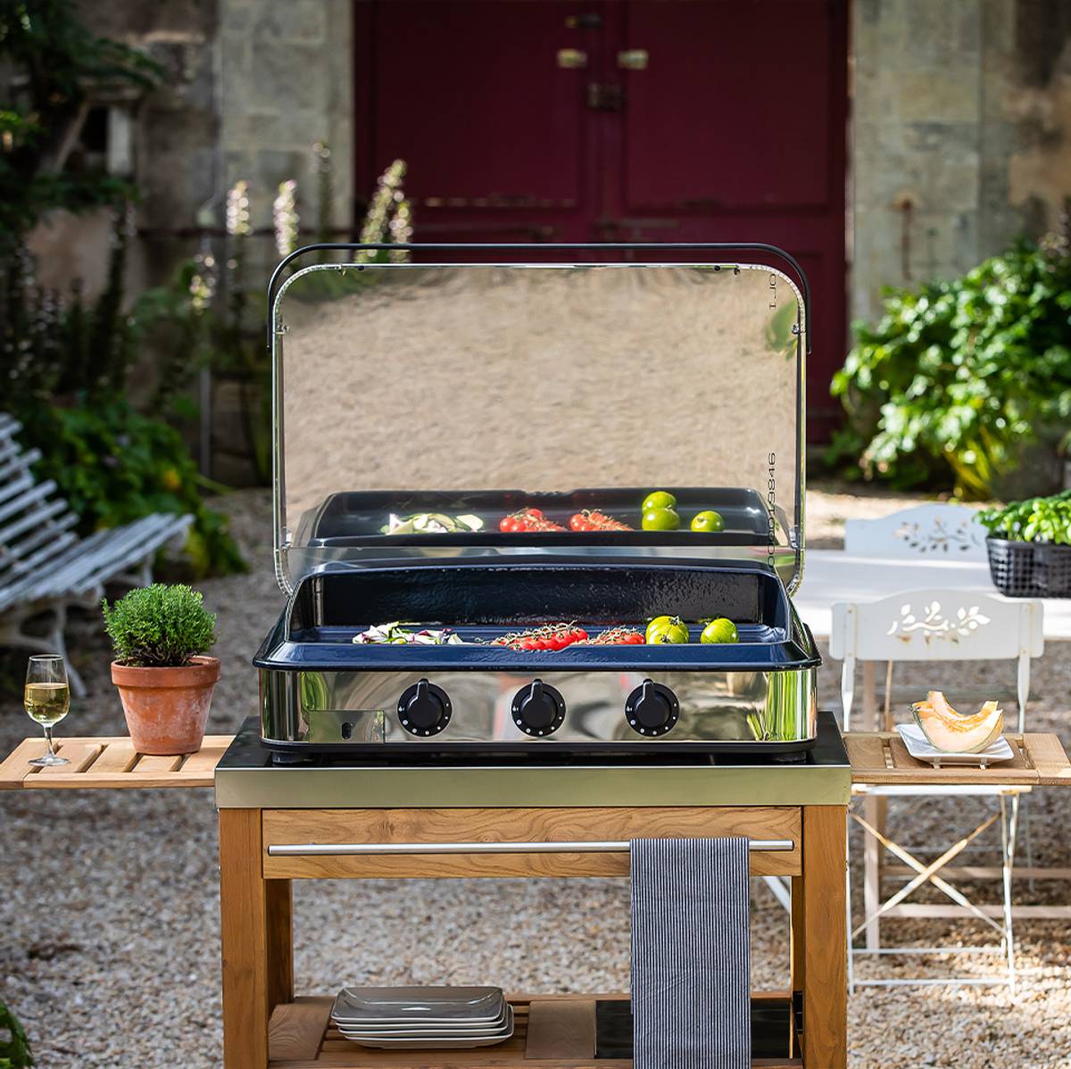 Plancha sign Gaz 80 en Inox Plancha sign Gaz 80 en Inox