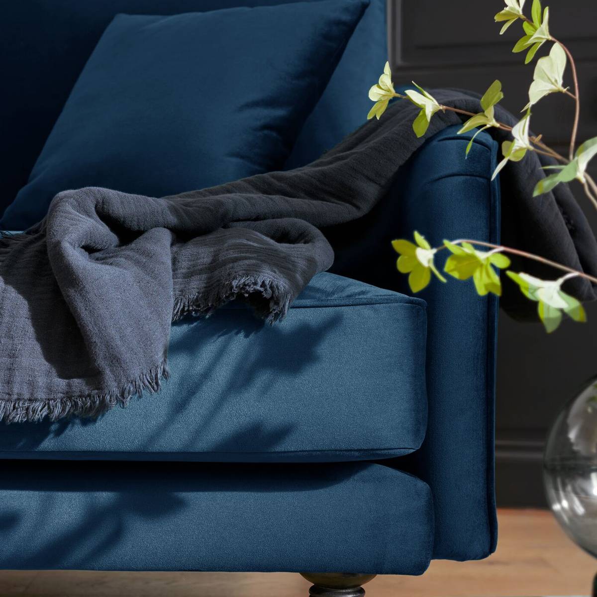 Canapé velours Olie Canapé velours Olie