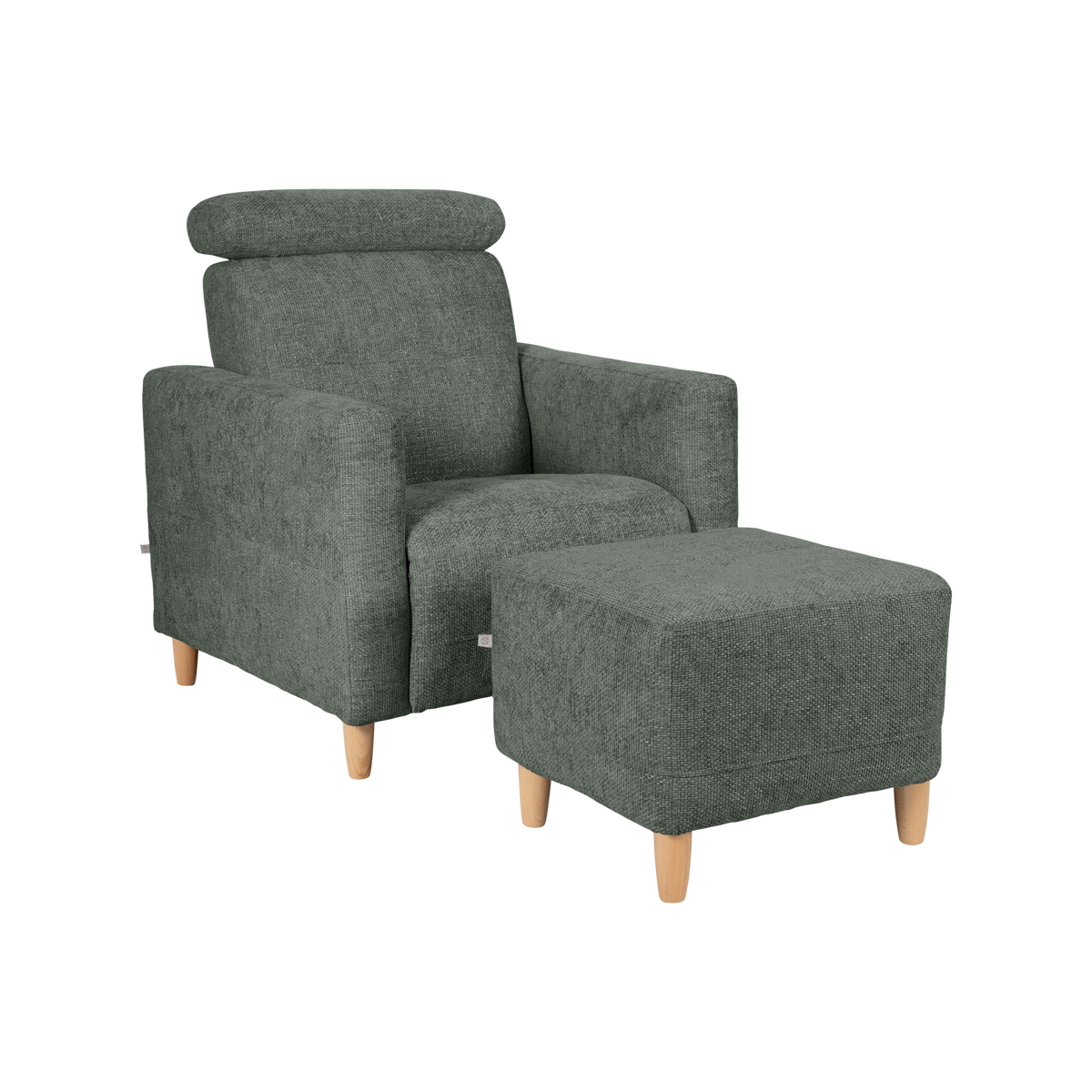 Repose pieds tissu Chambord Repose pieds tissu Chambord