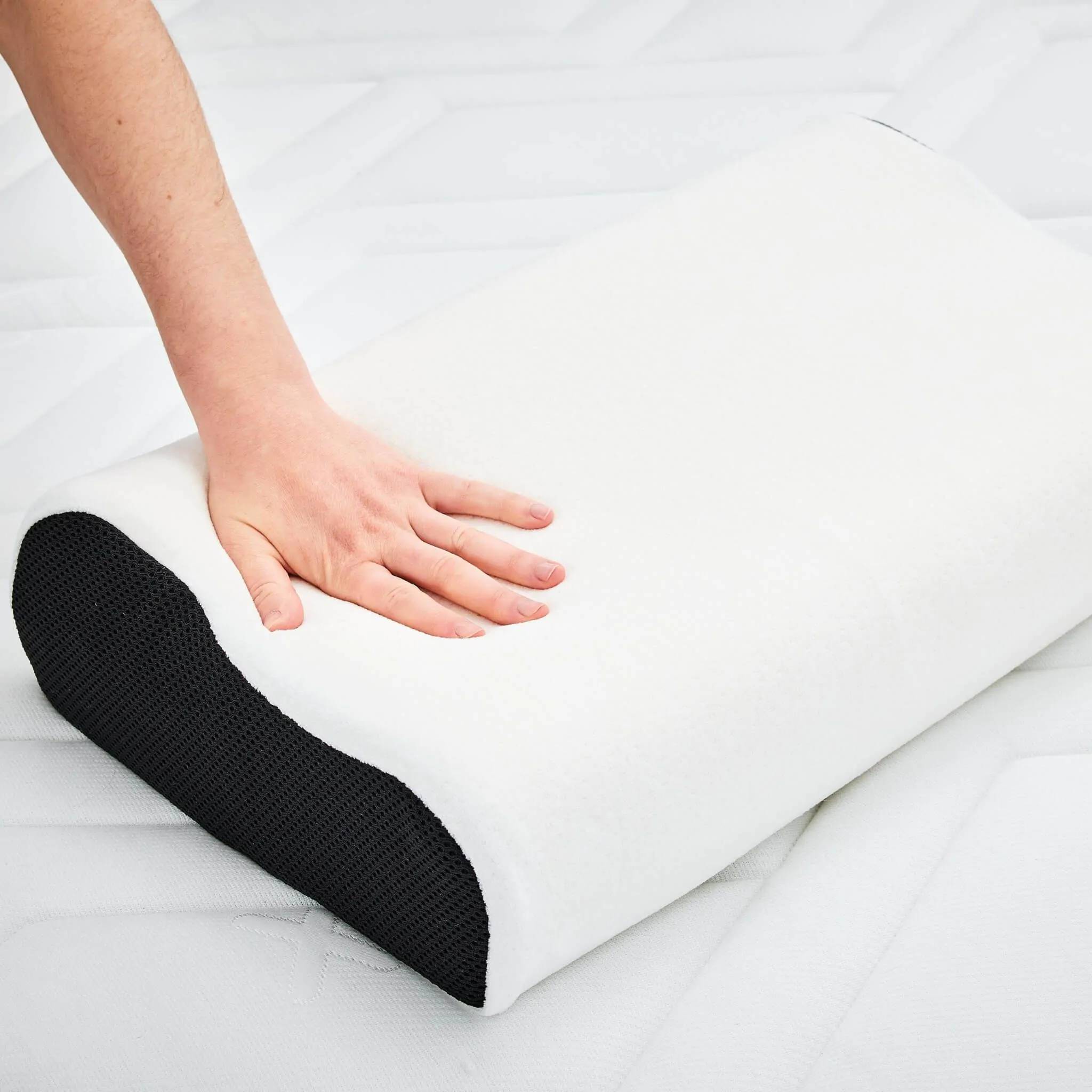 BULTEX Oreiller Ferme En Mousse à Mémoire De Forme Spécial Cervicales - 60 X 60 Cm