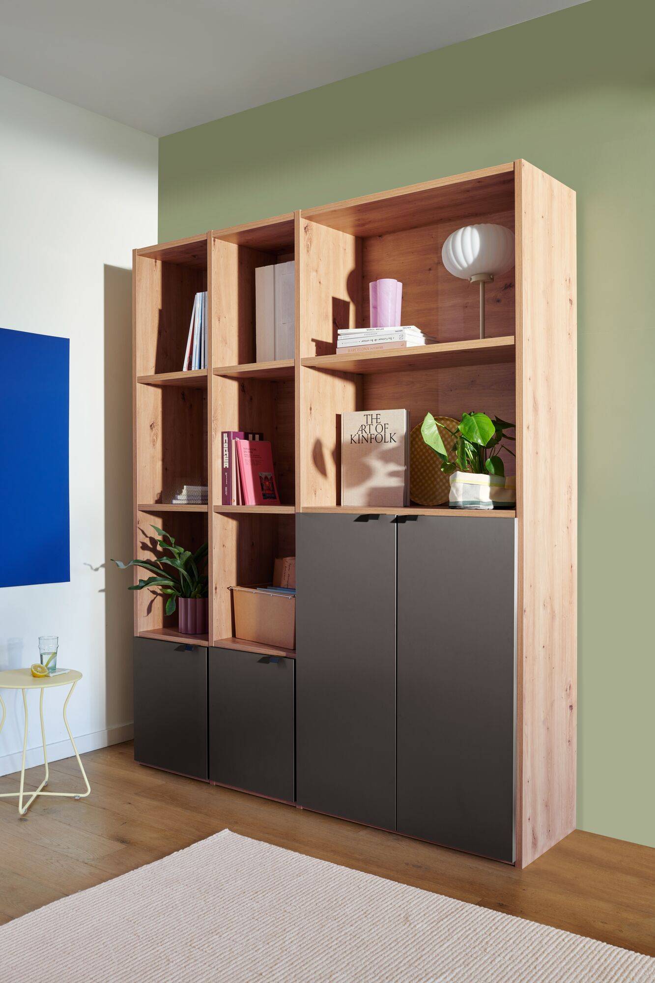 Bibliothèque 4 portes L172 cm Marlone