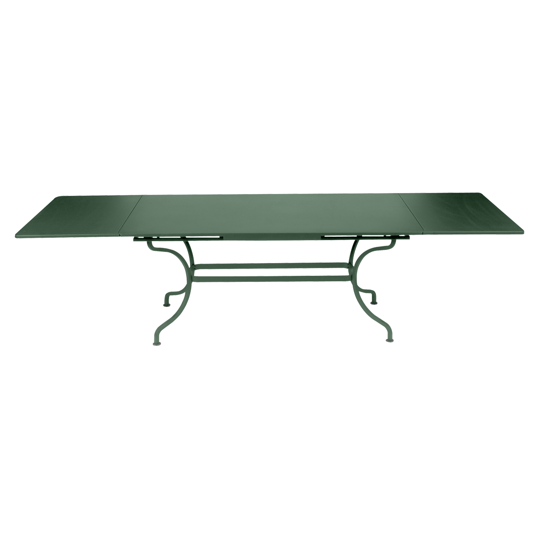 Table Rectangulaire à Rallonges 200/300 x 100 cm Romane en Acier
