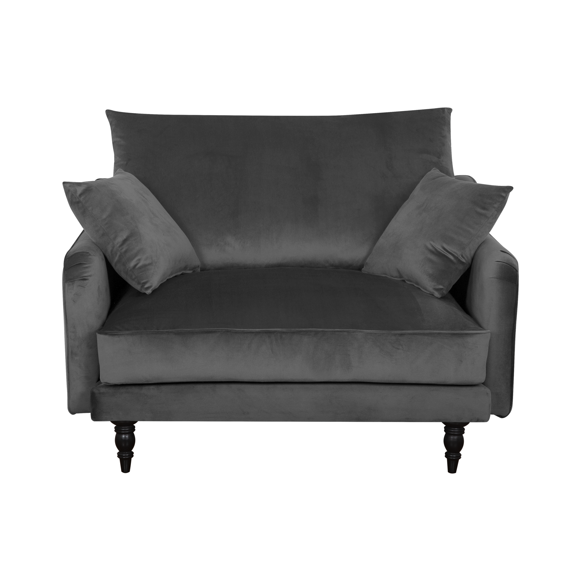 Fauteuil XXL velours Olie