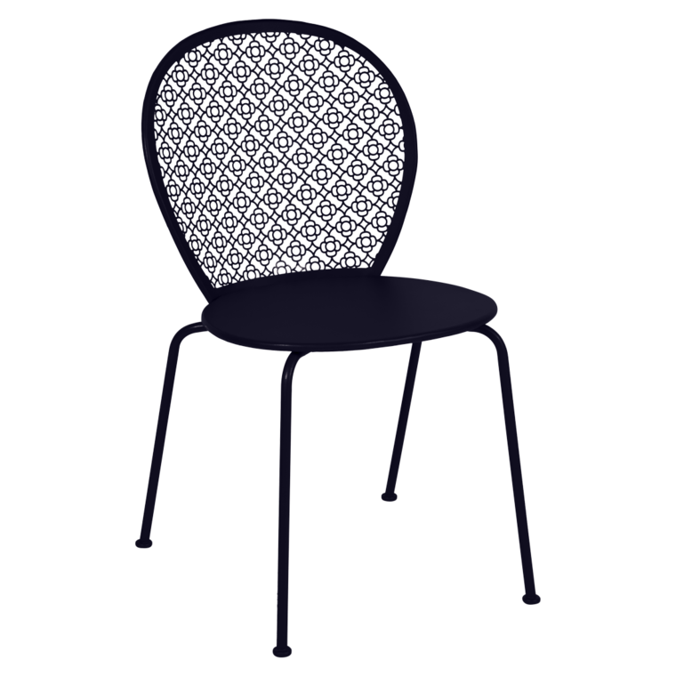 Lot de 2 Chaises Empilables Lorette en Acier