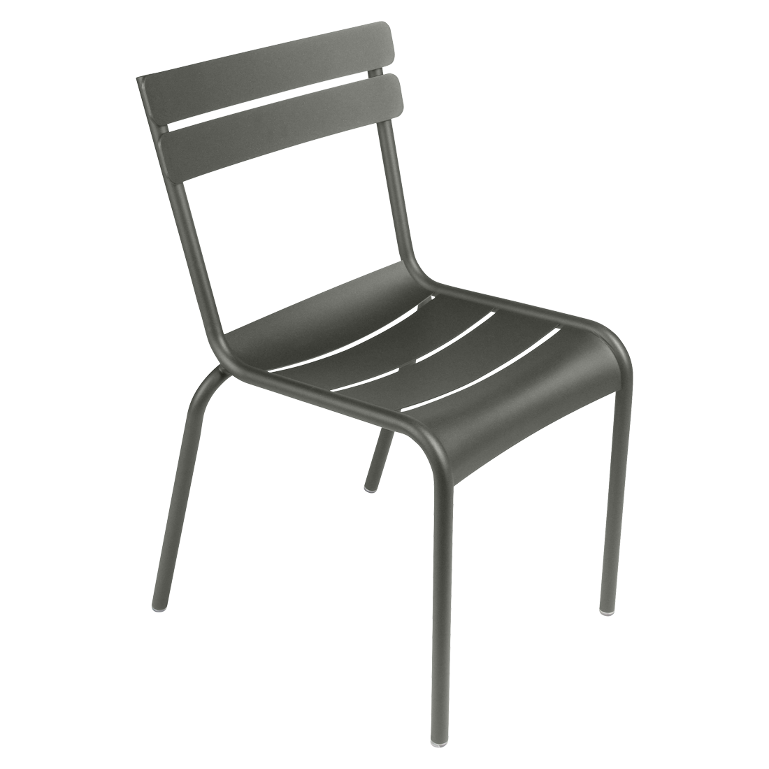 Lot de 2 Chaises Empilables Luxembourg en Aluminium