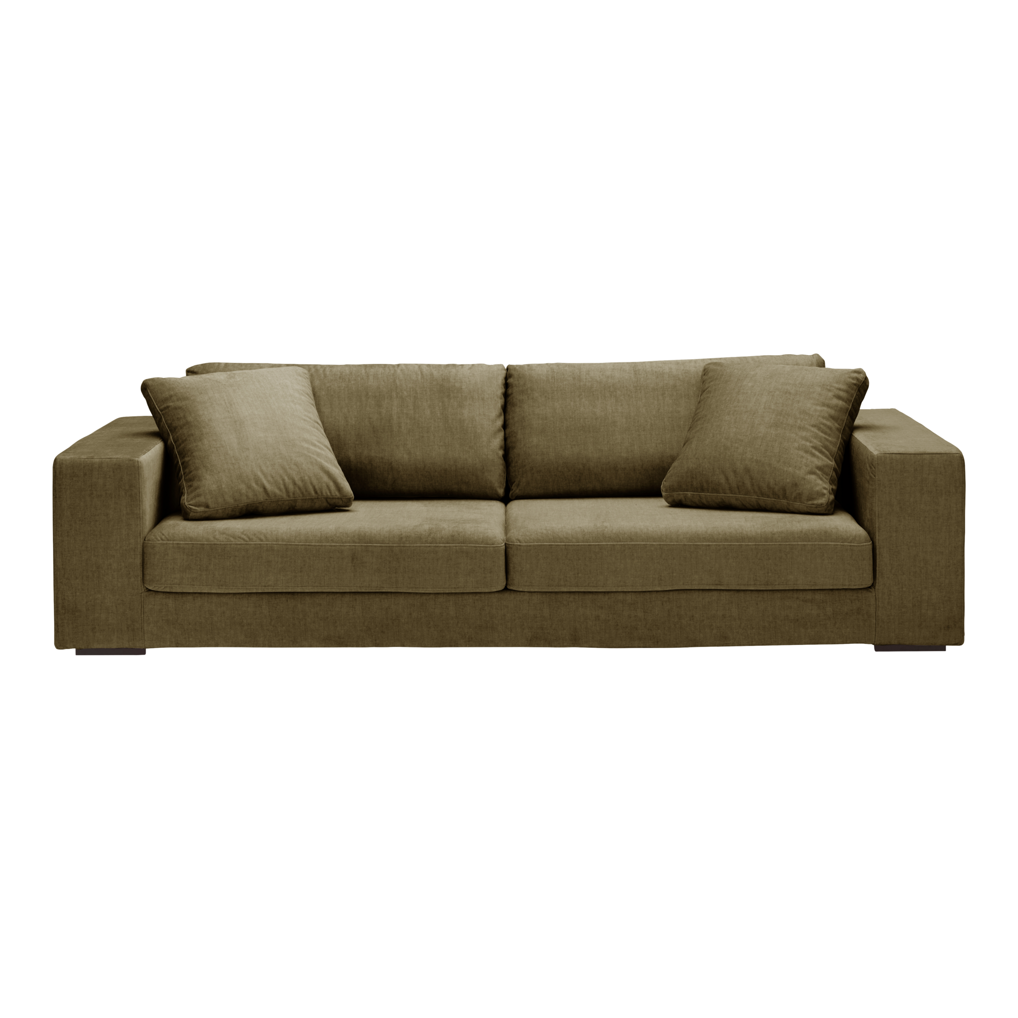 Canapé velours Maé