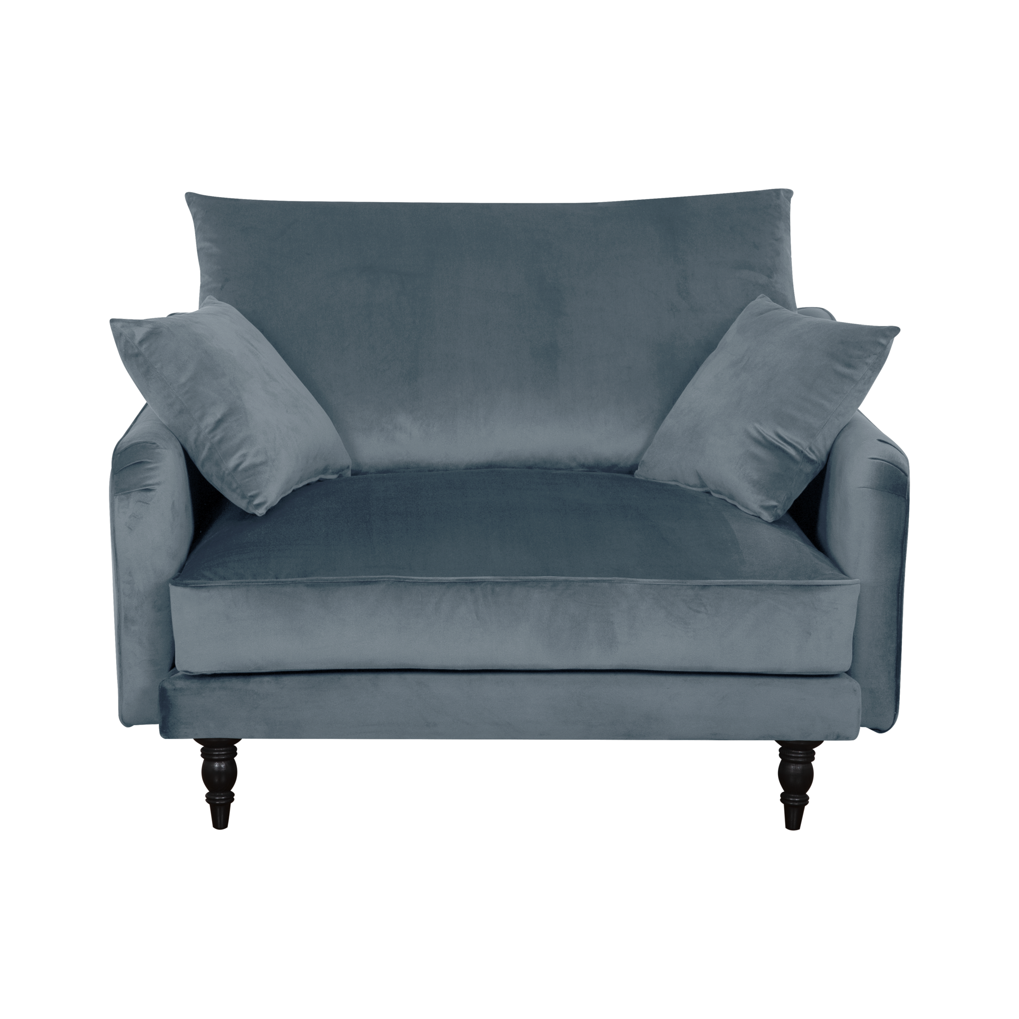 Fauteuil XXL velours Olie