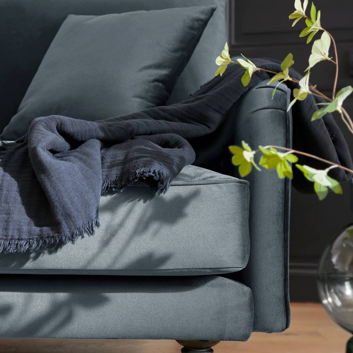 Canapé velours Olie Canapé velours Olie