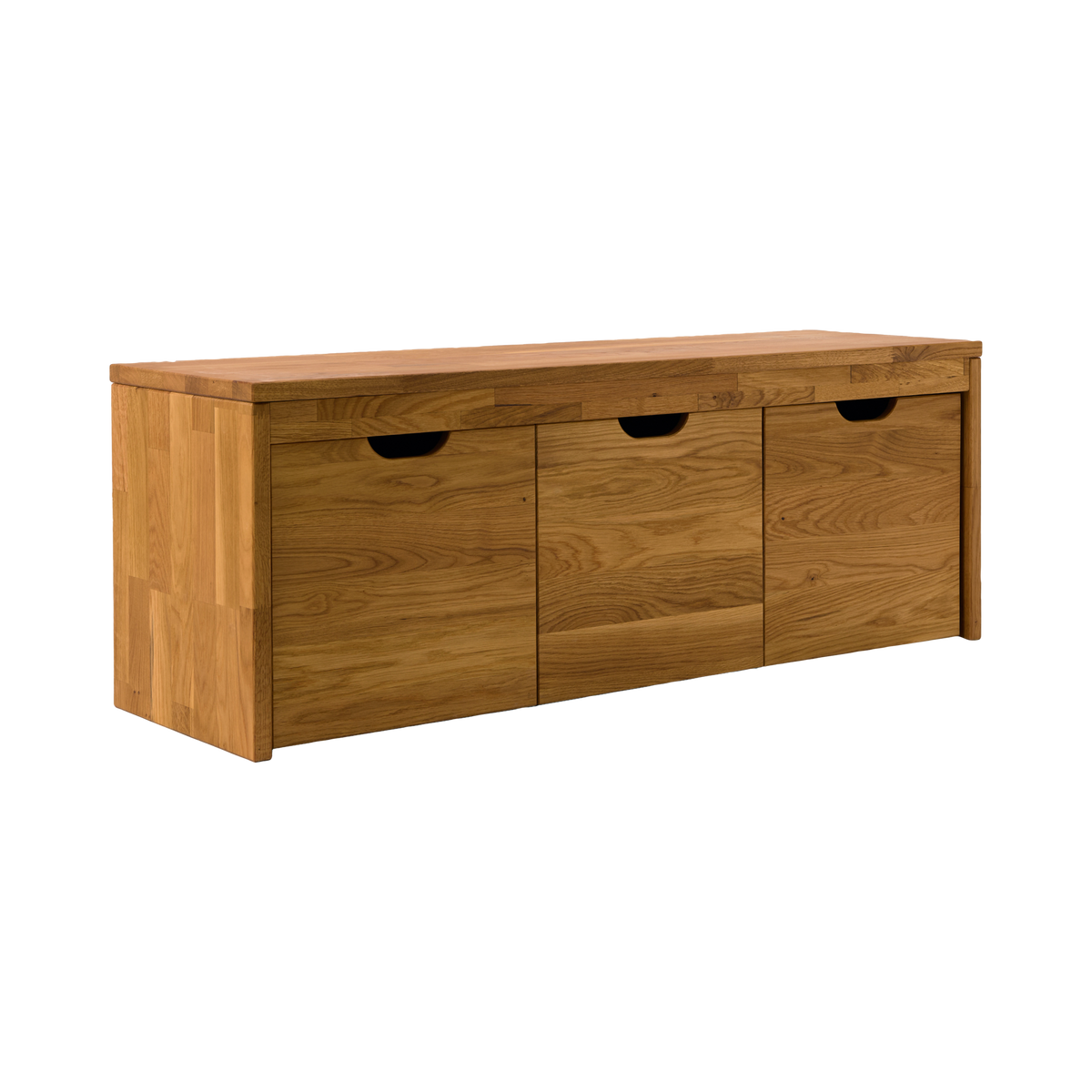 Banc bois massif 3 cubes de rangement Cyriel Banc bois massif 3 cubes de rangement Cyriel