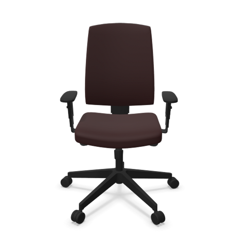 Fauteuil de bureau dossier capitonné et accoudoirs réglables Raya 23S Fauteuil de bureau dossier capitonné et accoudoirs réglables Raya 23S