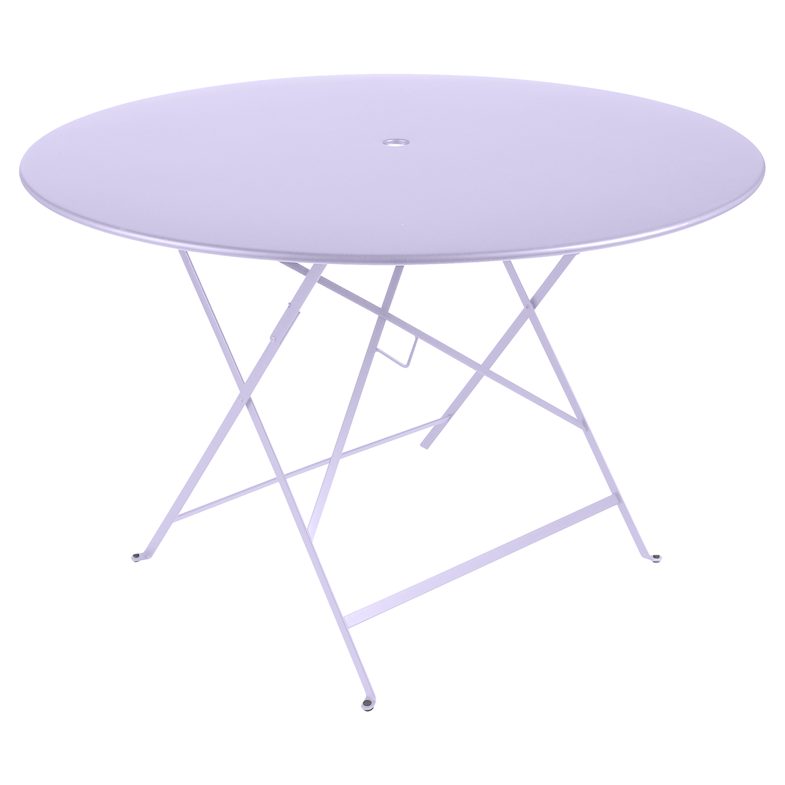 Table Ronde Pliante Ø117 cm Bistro en Acier