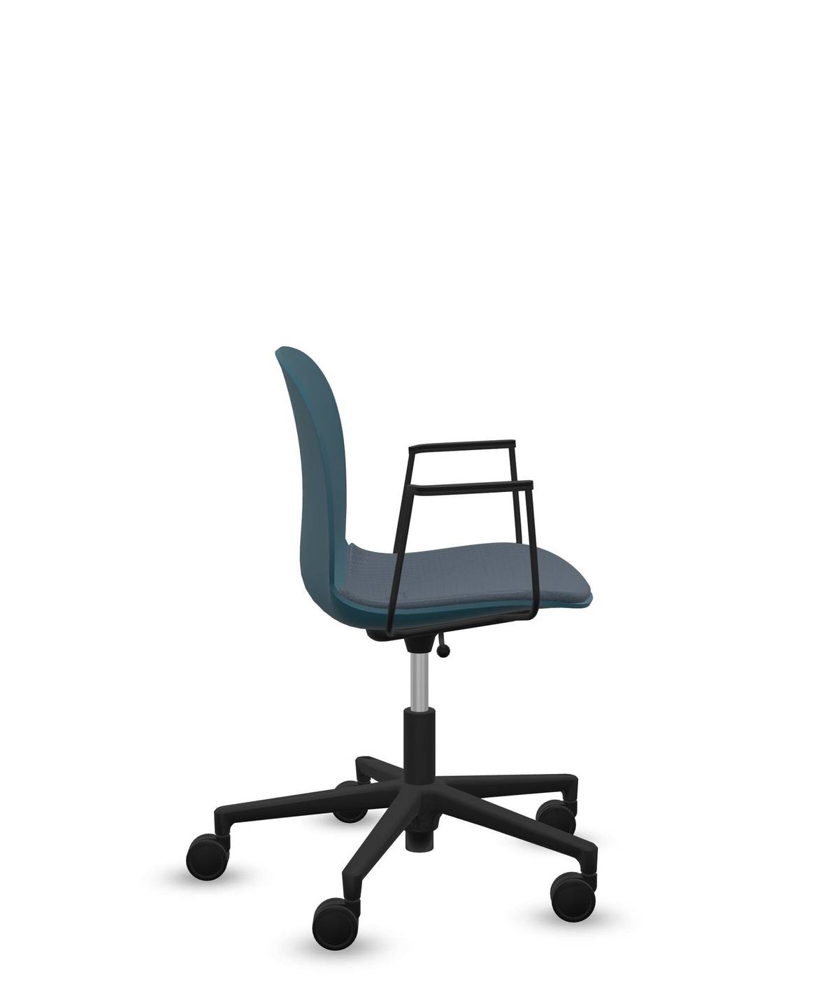 Chaise de bureau assise capitonnée avec accoudoirs Noor 6070S Chaise de bureau assise capitonnée avec accoudoirs Noor 6070S