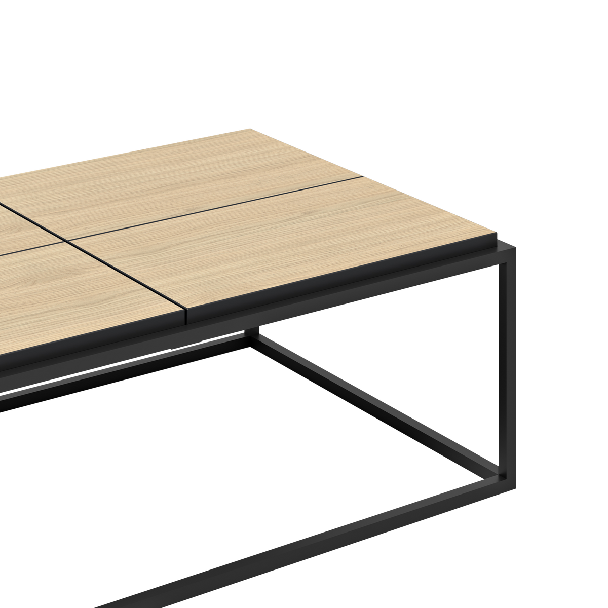 Table basse rectangulaire 4 plateaux Taline Table basse rectangulaire 4 plateaux Taline