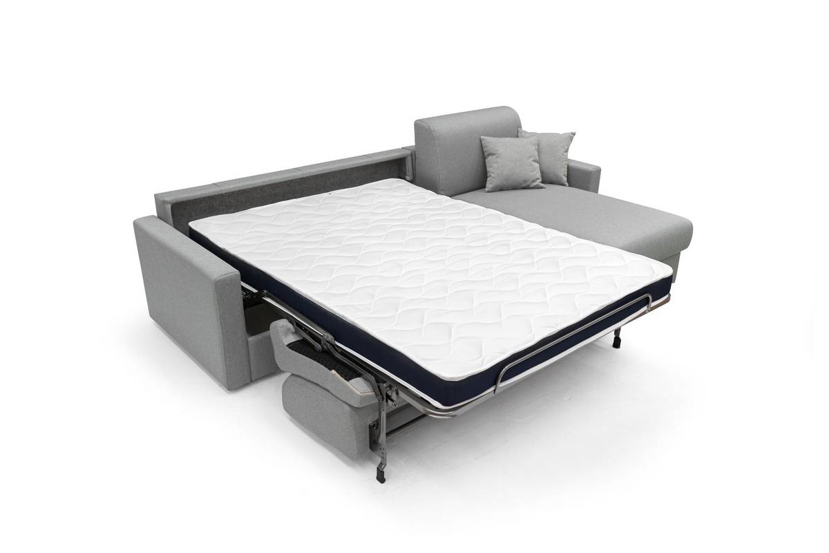 Canapé d'angle convertible et réversible tissu déhoussable Aubin Canapé d'angle convertible et réversible tissu déhoussable Aubin