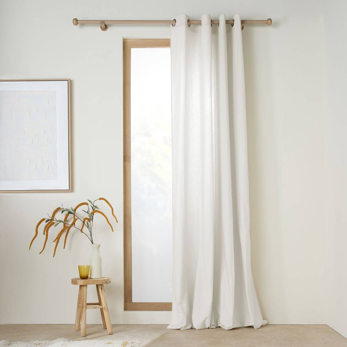 Rideau coton lin Valentine Rideau coton lin Valentine