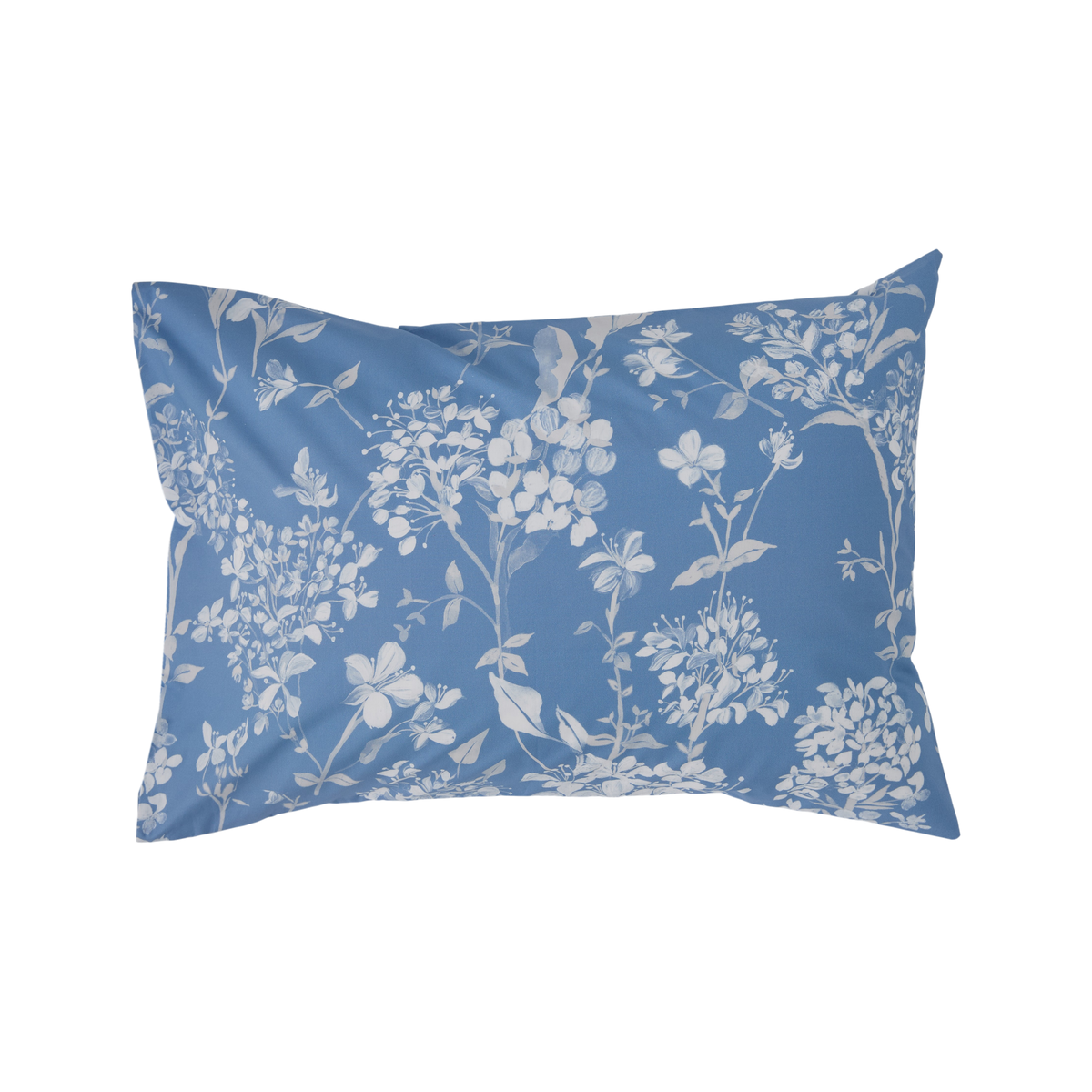 Lot de 2 taies d'oreiller percale Passerage CAMIF Lot de 2 taies d'oreiller percale Passerage CAMIF