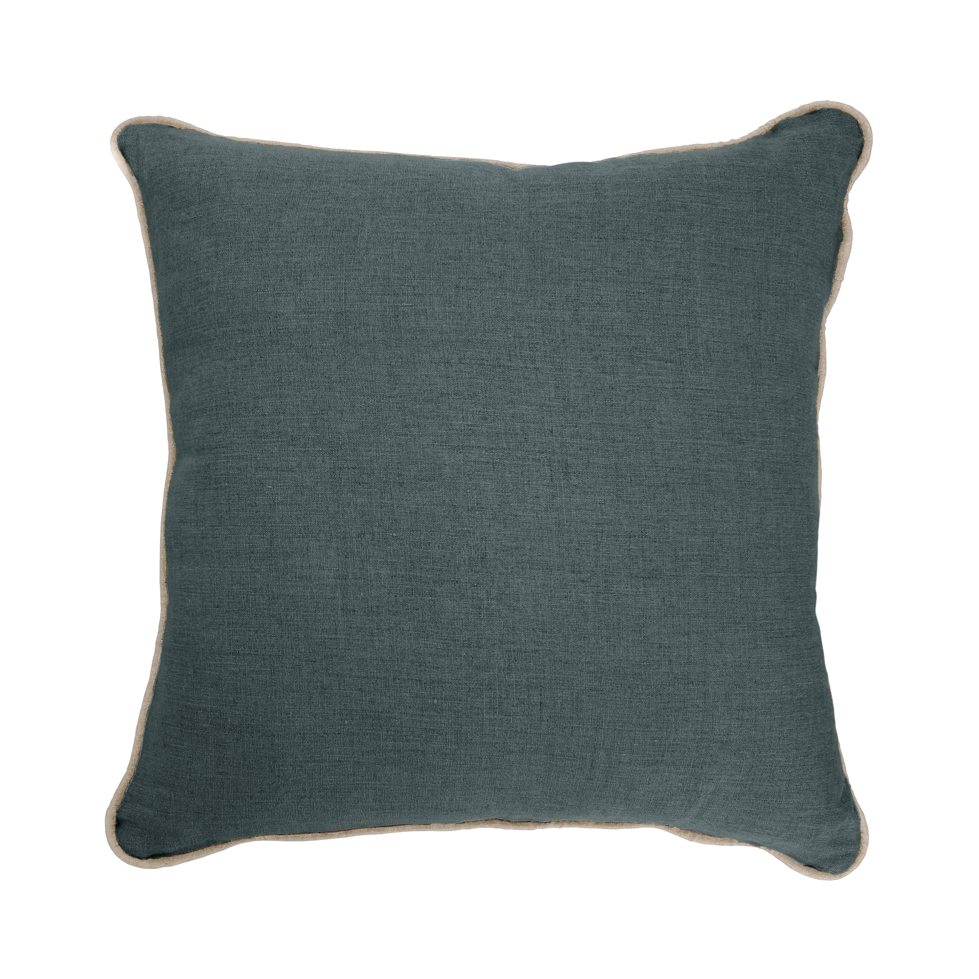 Coussin lin passepoil Carly