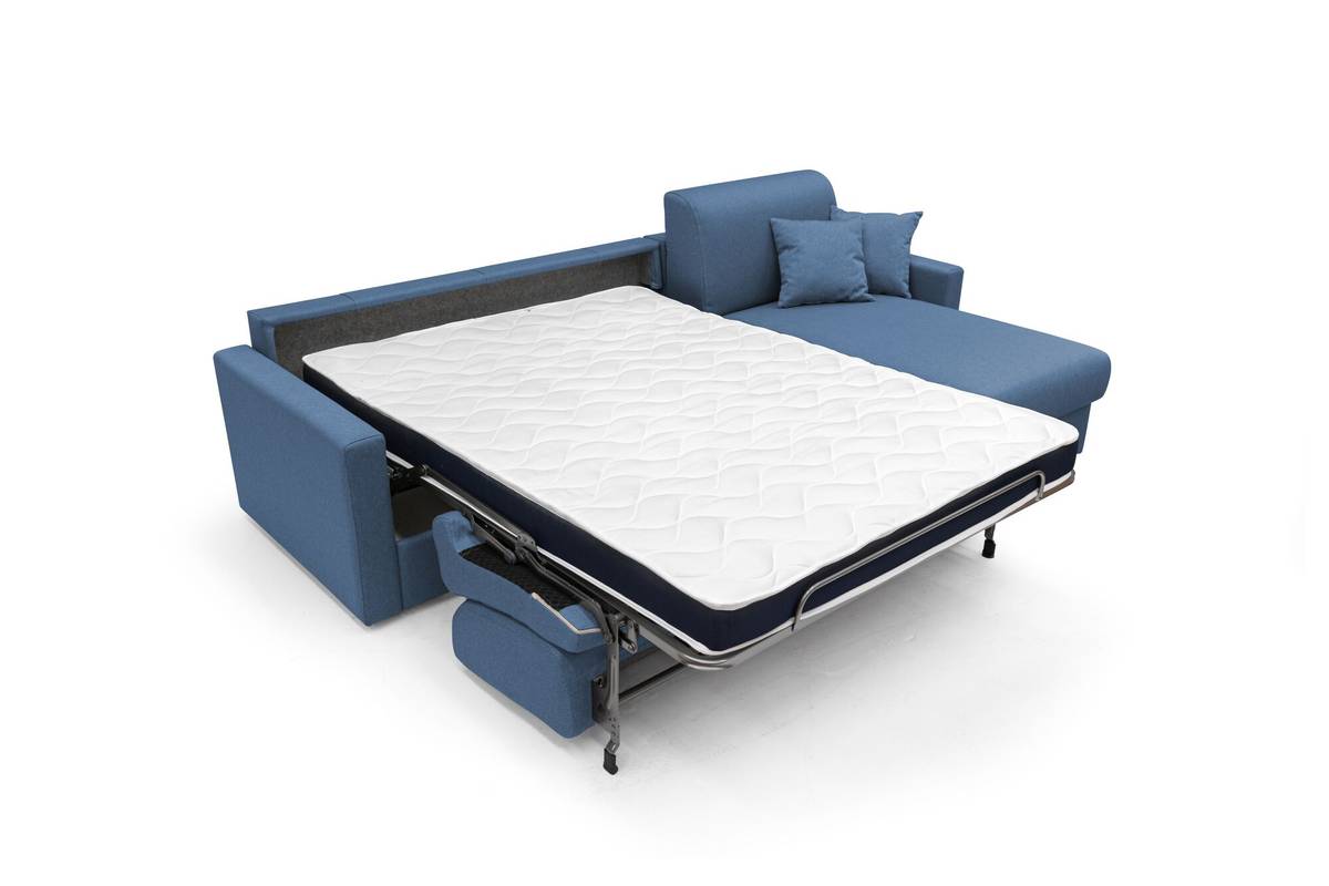 Canapé d'angle convertible et réversible tissu déhoussable Aubin Canapé d'angle convertible et réversible tissu déhoussable Aubin