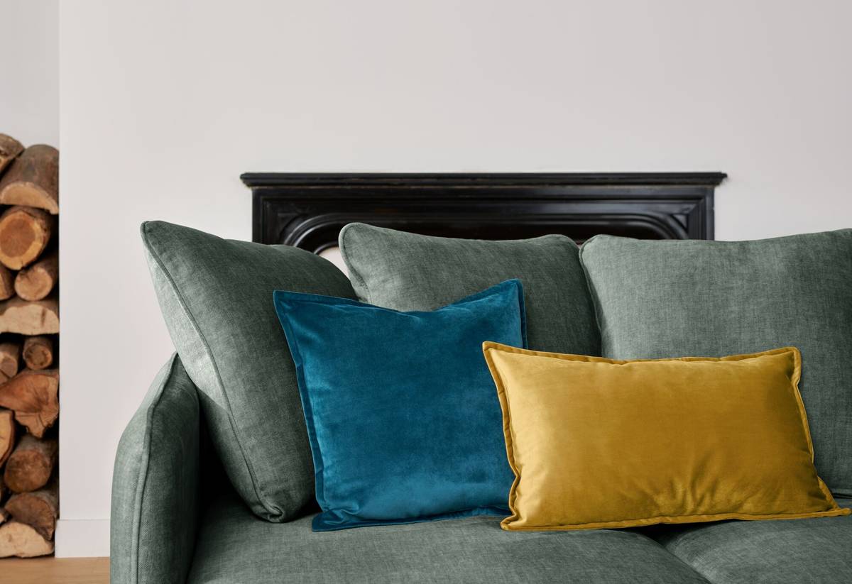 Canapé velours Olympe Canapé velours Olympe