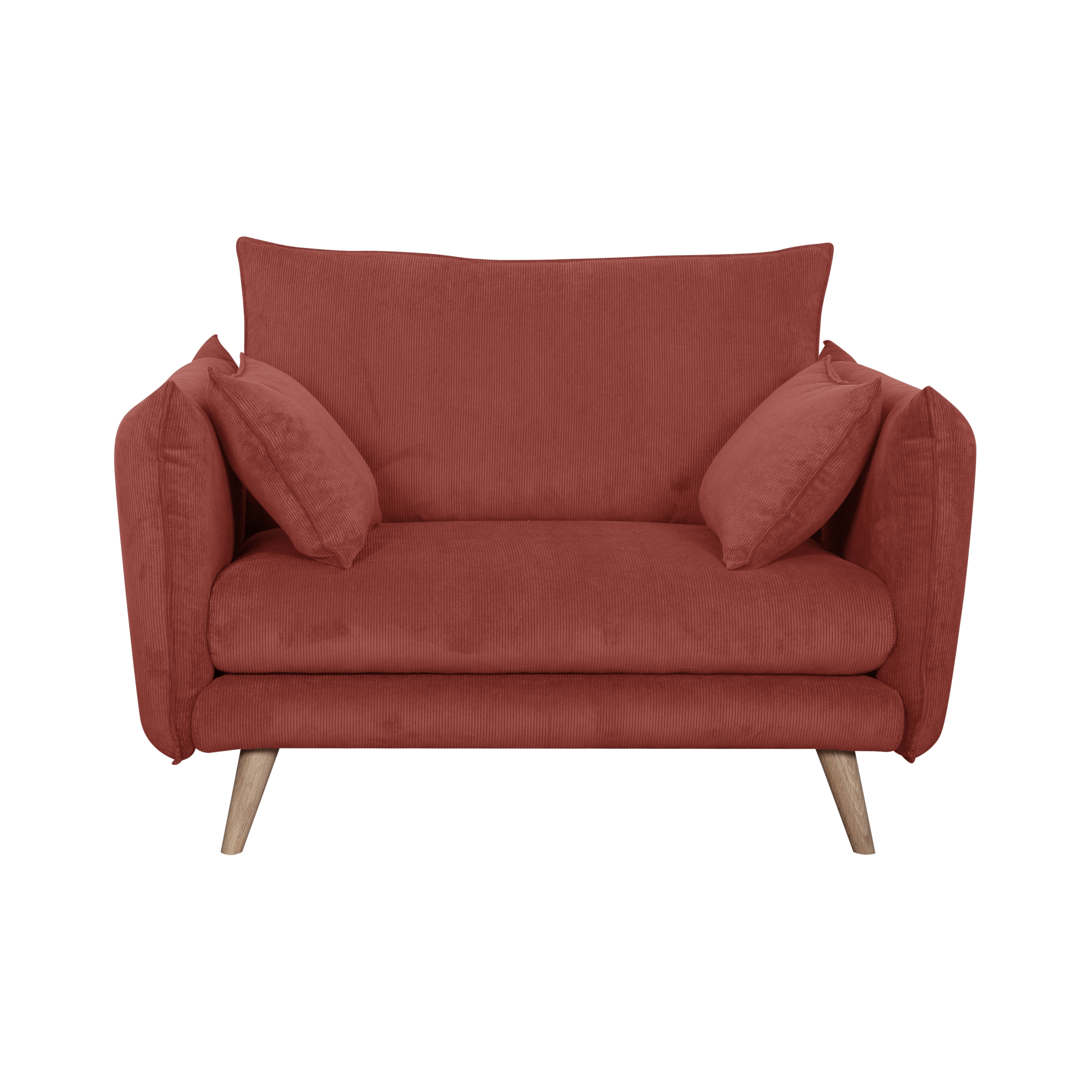 Fauteuil XXL velours côtelé Orion CAMIF