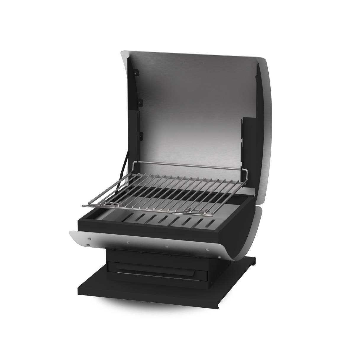 Barbecue Le Barbecue Français L40 Duo en Inox et Acier Noir Barbecue Le Barbecue Français L40 Duo en Inox et Acier Noir