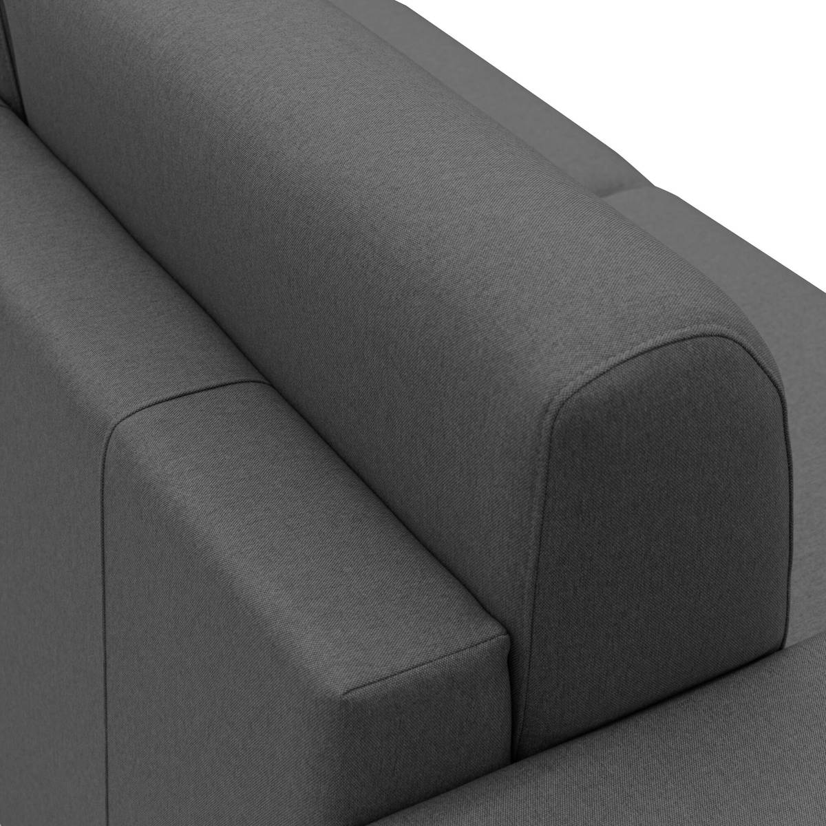 Canapé d'angle convertible et réversible tissu déhoussable Aubin Canapé d'angle convertible et réversible tissu déhoussable Aubin